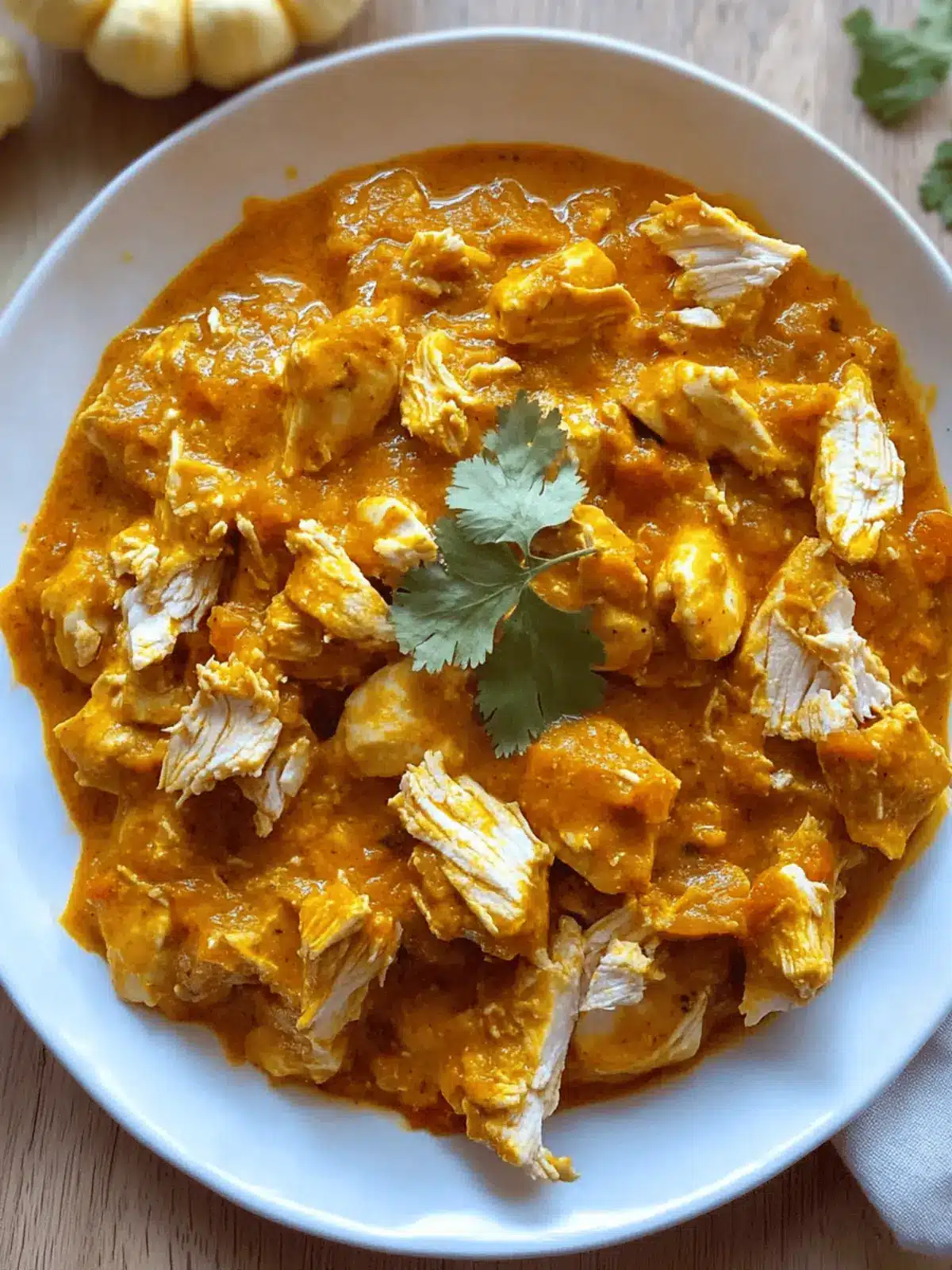 Savory Easy Pumpkin Chicken Curry (Slow Cooker Bliss) 4 Easy Pumpkin Chicken Curry (Slow Cooker)