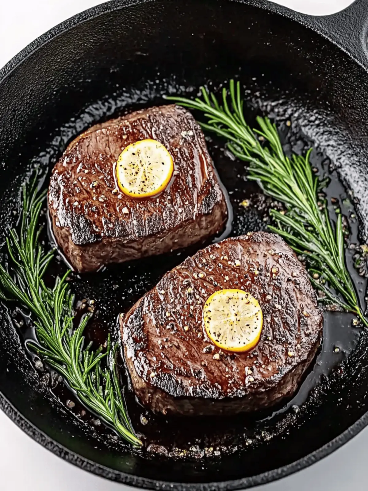 Succulent Premium Cast Iron Skillet Filet Mignon at Home 2 Premium Cast Iron Skillet Filet Mignon