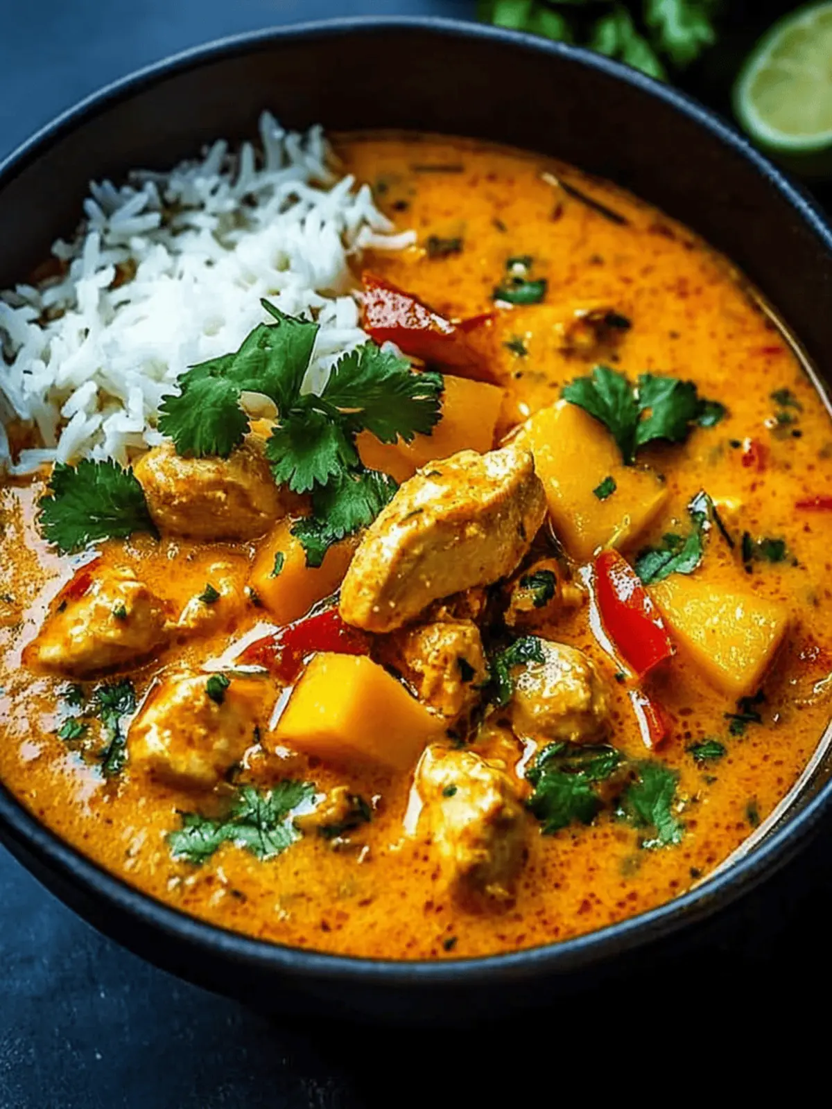 Mango Chicken Curry: A Tropical Twist for Dinner Tonight 2 Mango Chicken Curry