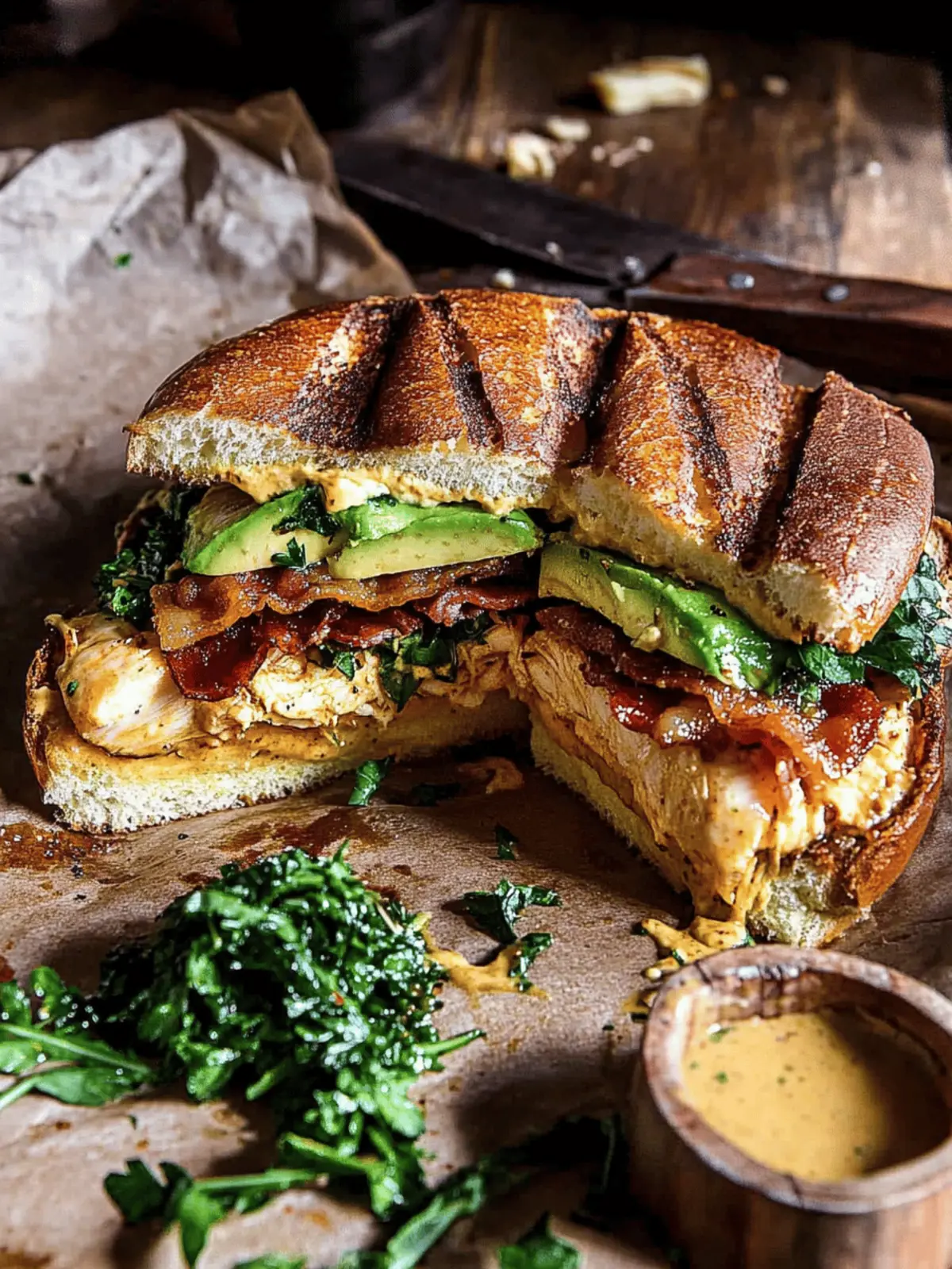 Savor the Best Honey Mustard Chicken, Bacon, Avocado Melt 5 Honey Mustard Chicken, Bacon, Avocado Melt