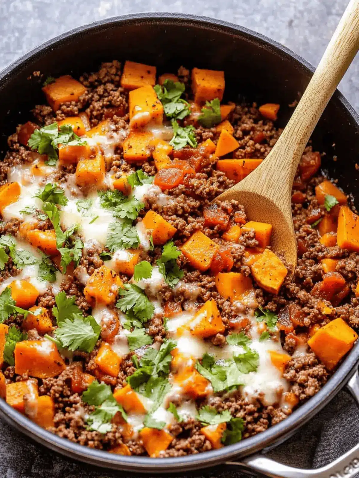 Delicious Southwest Ground Beef and Sweet Potato Skillet Bliss 4 Southwest Ground Beef and Sweet Potato Skillet