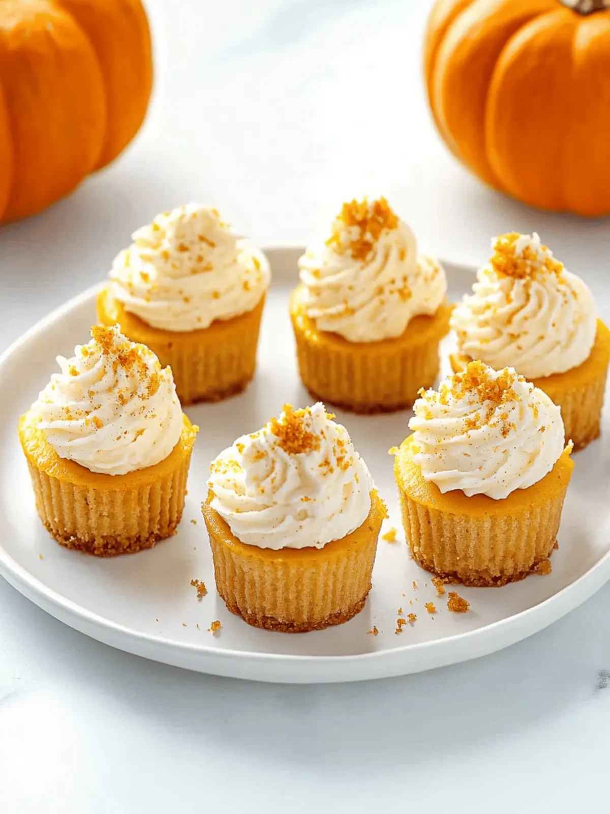 Mini Pumpkin Cheesecakes That Steal the Holiday Show 2 Mini Pumpkin Cheesecakes