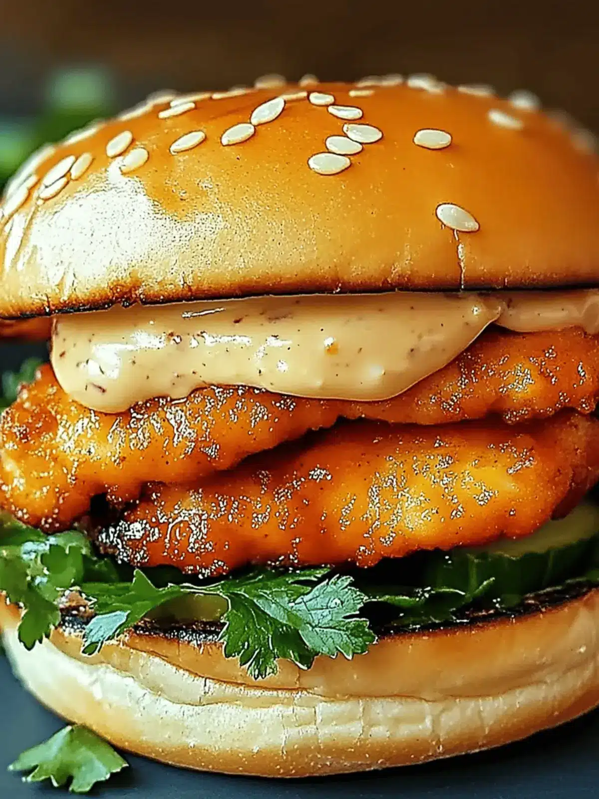 Mouthwatering Spicy Chicken Sandwich with Creamy Homemade Sauce 3 Spicy Chicken Sandwich with Creamy Homemade Sauce