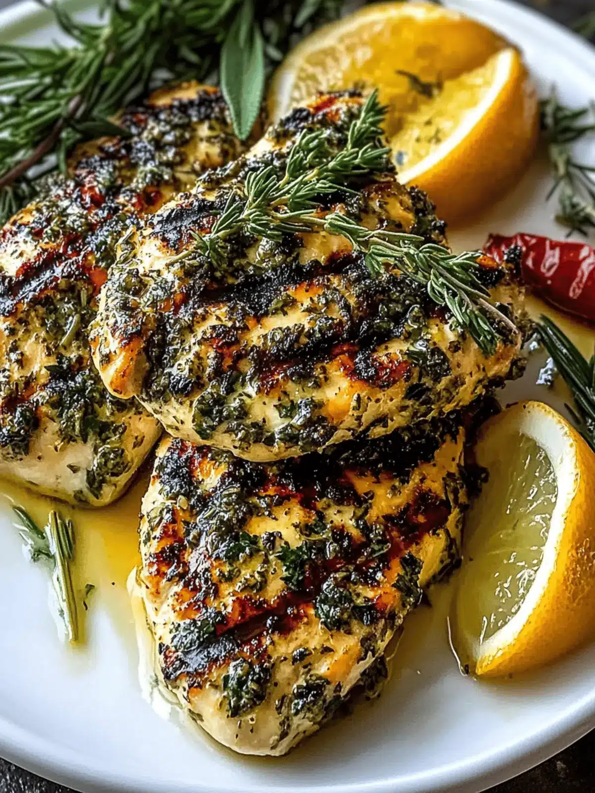 Zesty Mediterranean Herb Crusted Grilled Chicken Delight 5 Mediterranean Herb Crusted Grilled Chicken
