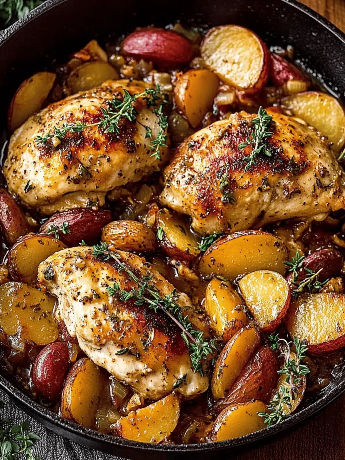 Autumn Harvest Chicken Skillet: Cozy One-Pan Dinner Magic 2 Autumn Harvest Chicken Skillet