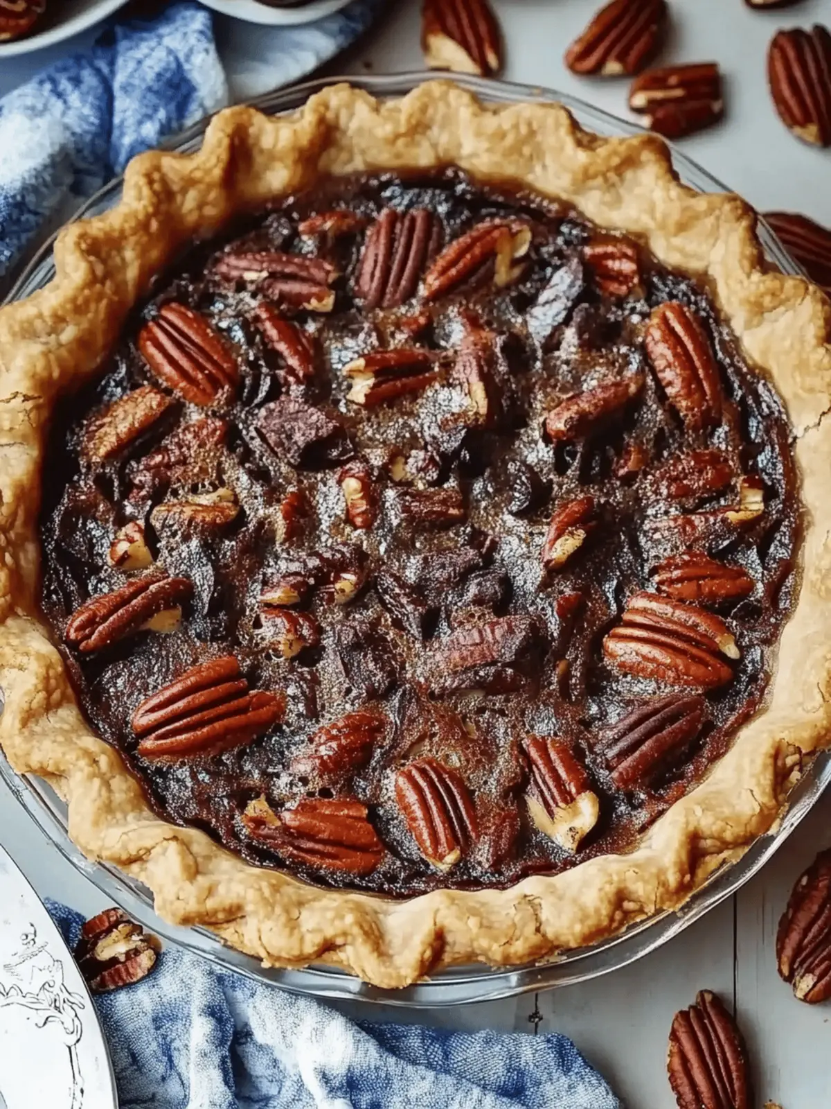 Decadent Chocolate Pecan Pie with Molasses for Sweet Moments 3 Chocolate Pecan Pie with Molasses