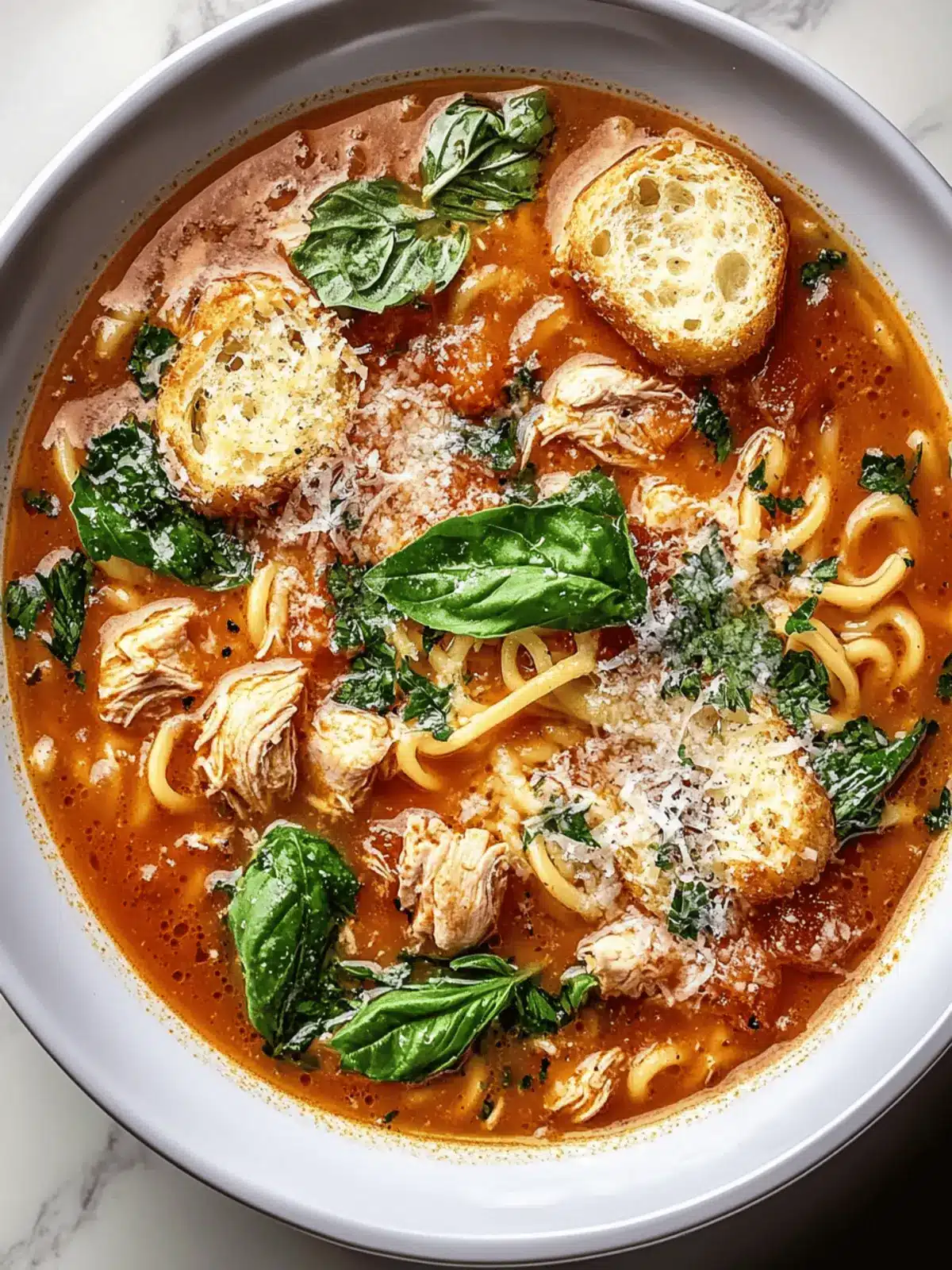 Chicken Parmesan Soup: Comfort in Every Spoonful 3 Chicken Parmesan Soup