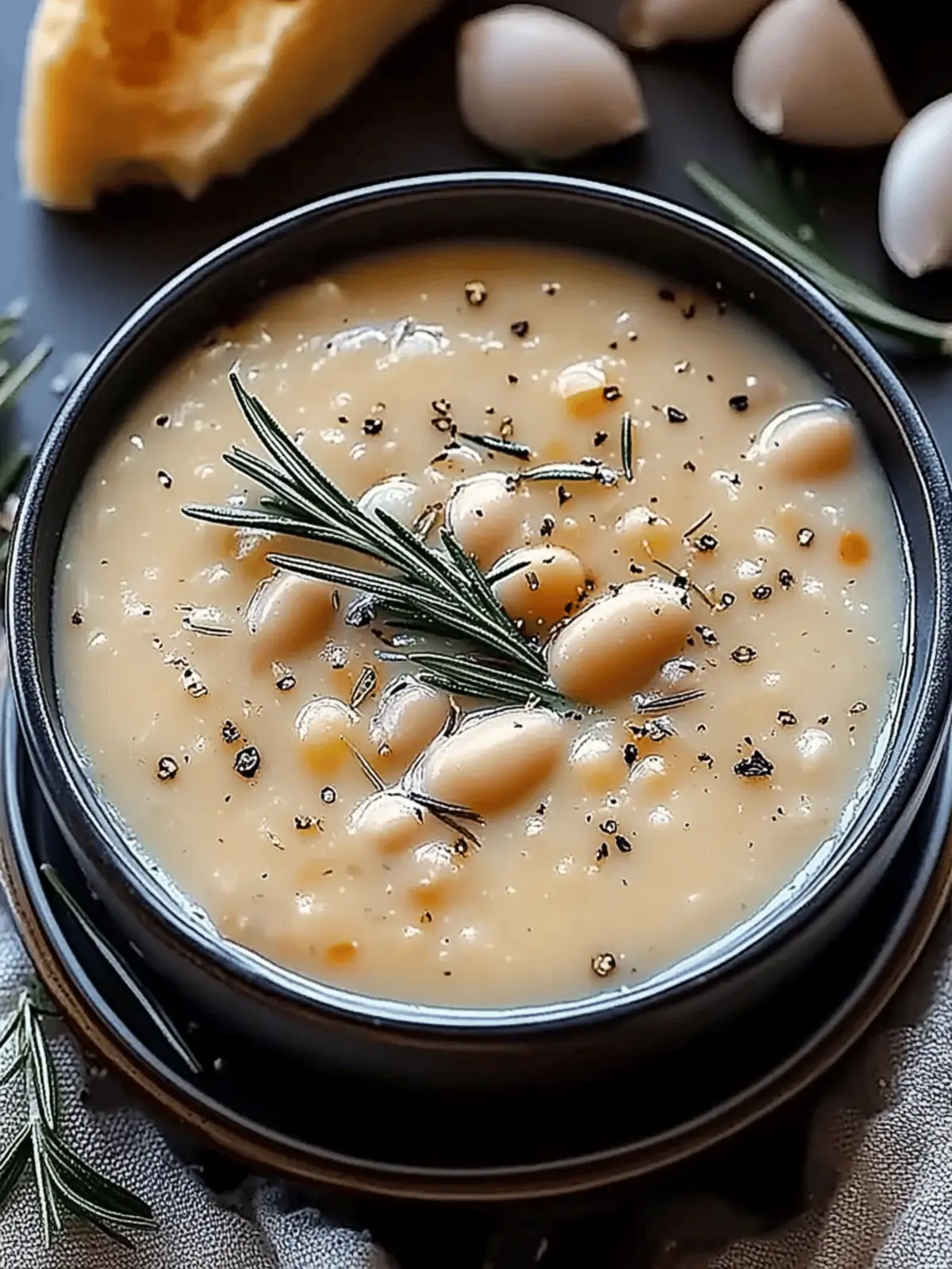 Creamy Rosemary & Roasted Garlic White Bean Soup That's Irresistible 5 Creamy Rosemary & Roasted Garlic White Bean Soup