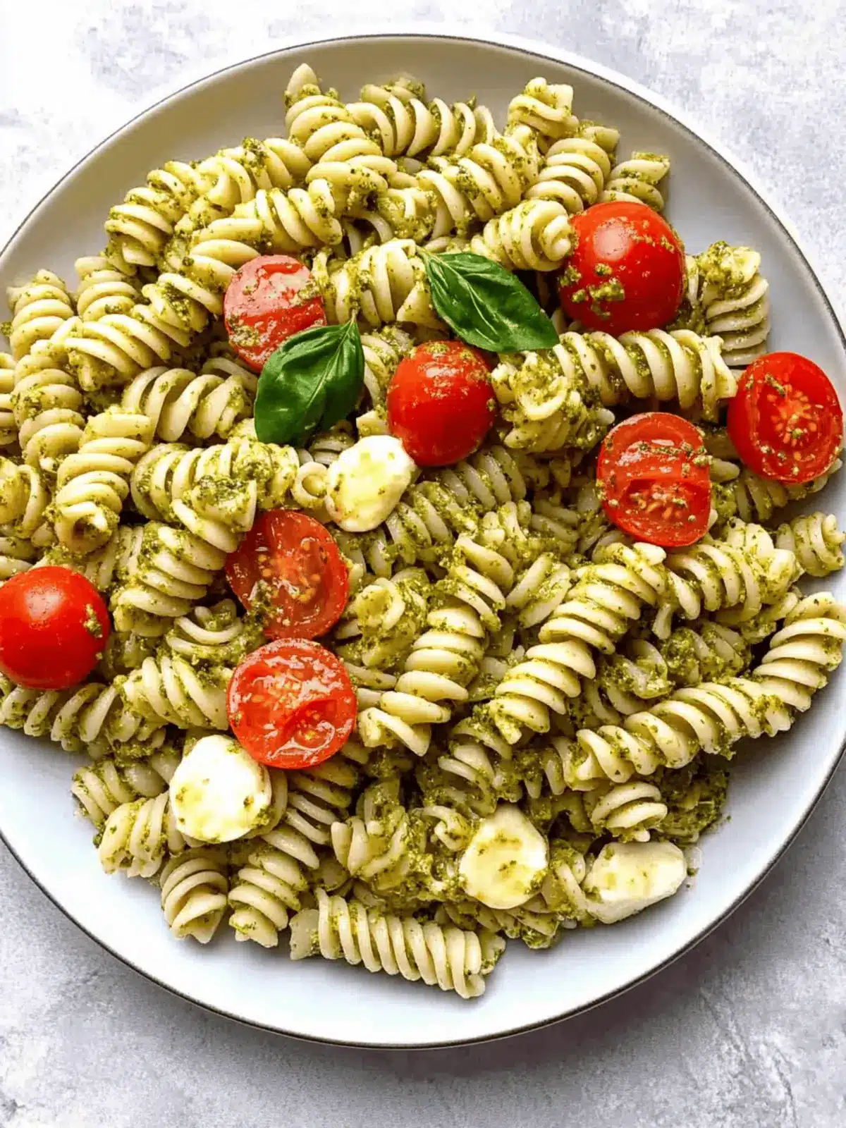 Bright and Fresh Pesto Pasta Salad in Just 15 Minutes 5 Pesto Pasta Salad