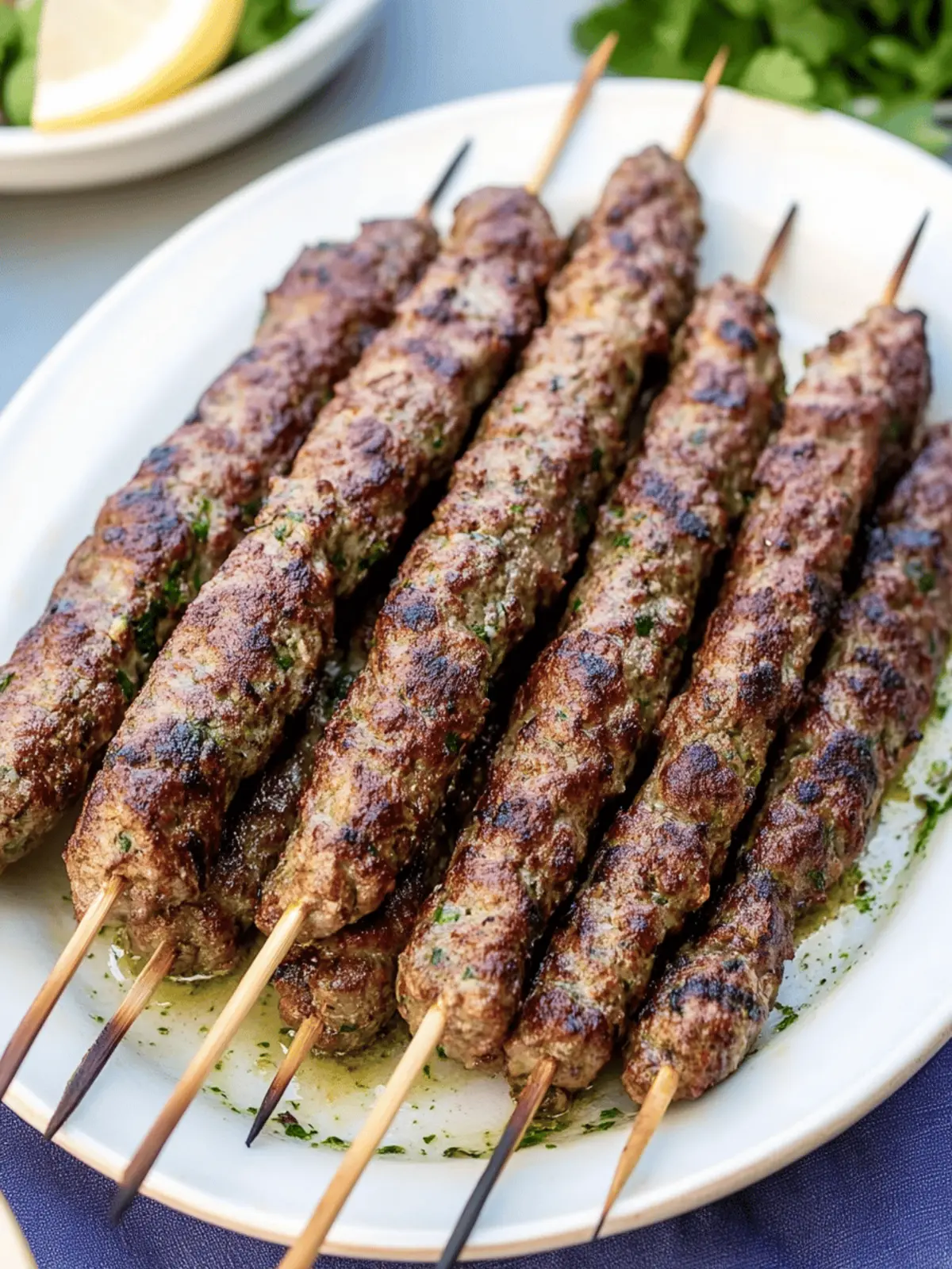 Grilled Kafta Kebabs: Juicy and Flavor-Packed Perfection 4 Kafta Kebabs