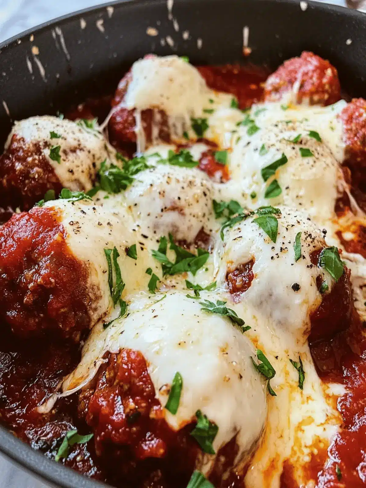 Smoky Meatballs with Burrata Cheese for Ultimate Comfort Food 4 Smoked Meatballs with Burrata Cheese