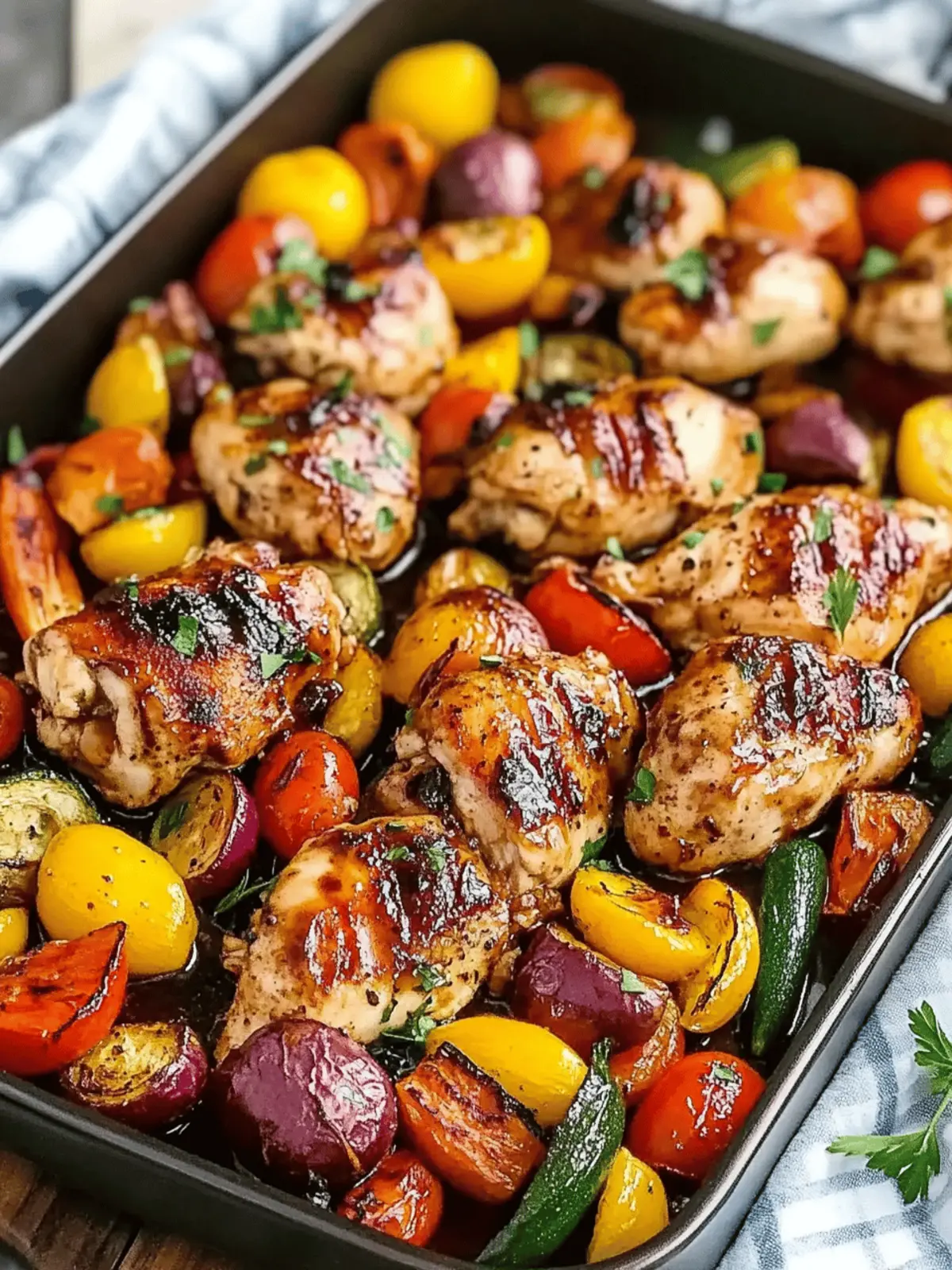 Balsamic Glazed Chicken and Veggies for a Flavorful Feast 2 Balsamic Glazed Chicken and Veggies