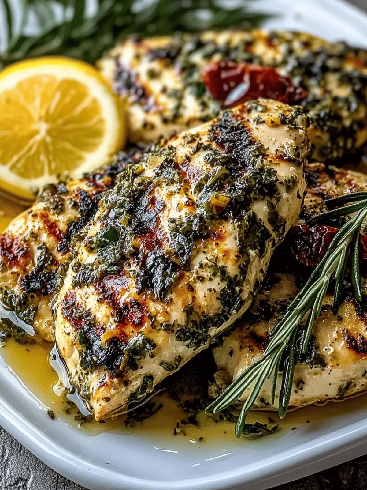 Zesty Mediterranean Herb Crusted Grilled Chicken Delight 3 Mediterranean Herb Crusted Grilled Chicken