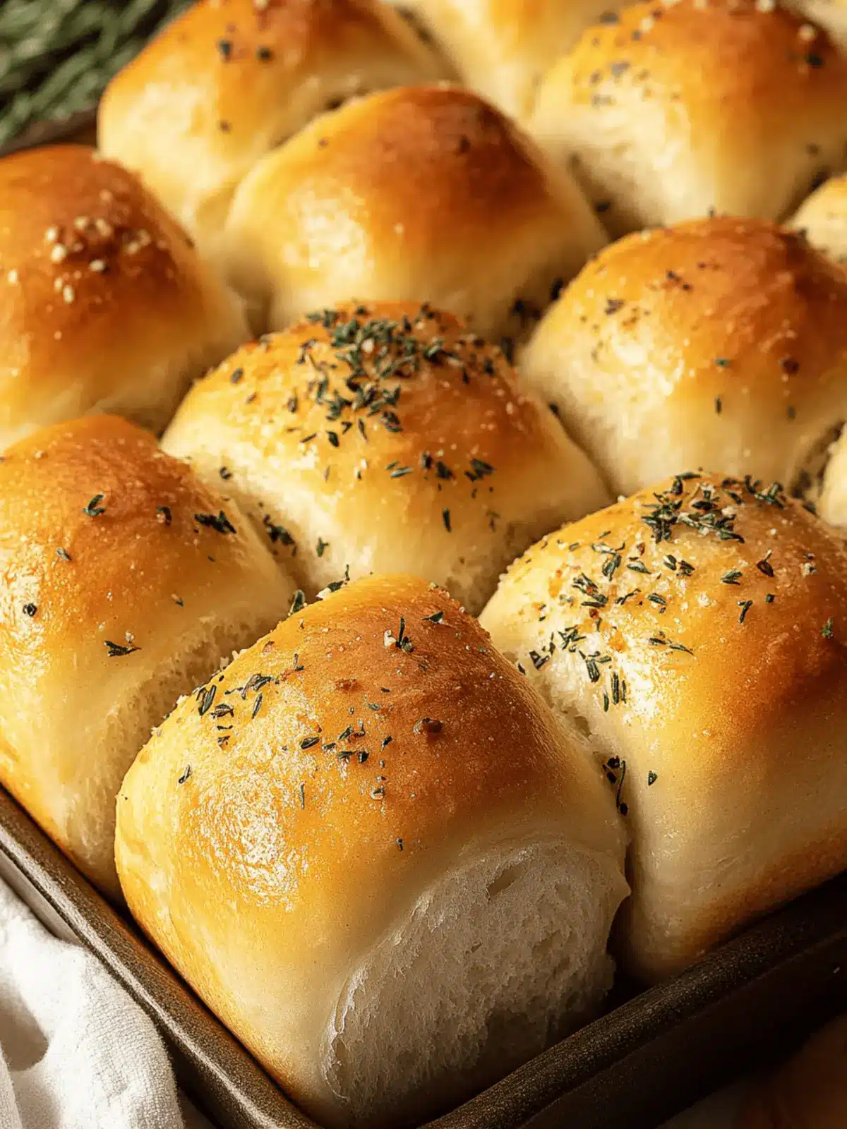 Buttery Herb Parker House Rolls: Soft, Golden, Fresh & Irresistible 5 Buttery Herb Parker House Rolls : Soft, Golden, and Fresh from the Oven