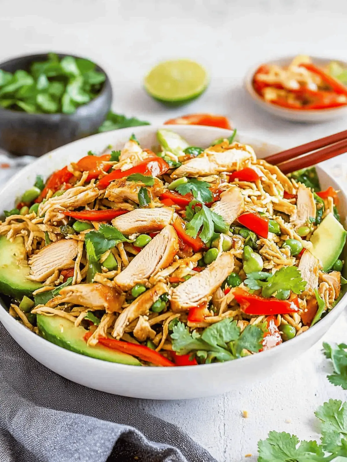 Delicious Chinese Chicken Salad for Healthy Weeknight Meals 2 Chinese Chicken Salad