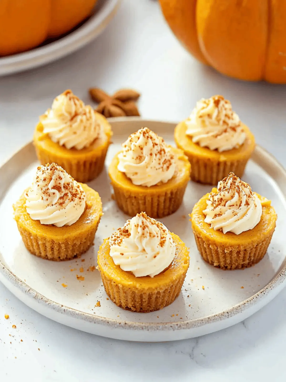 Mini Pumpkin Cheesecakes That Steal the Holiday Show 3 Mini Pumpkin Cheesecakes