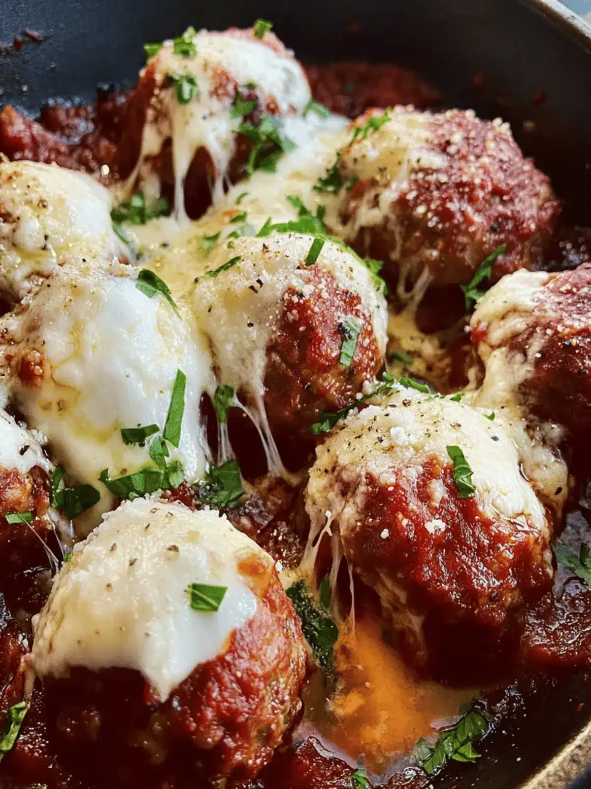 Smoky Meatballs with Burrata Cheese for Ultimate Comfort Food 3 Smoked Meatballs with Burrata Cheese