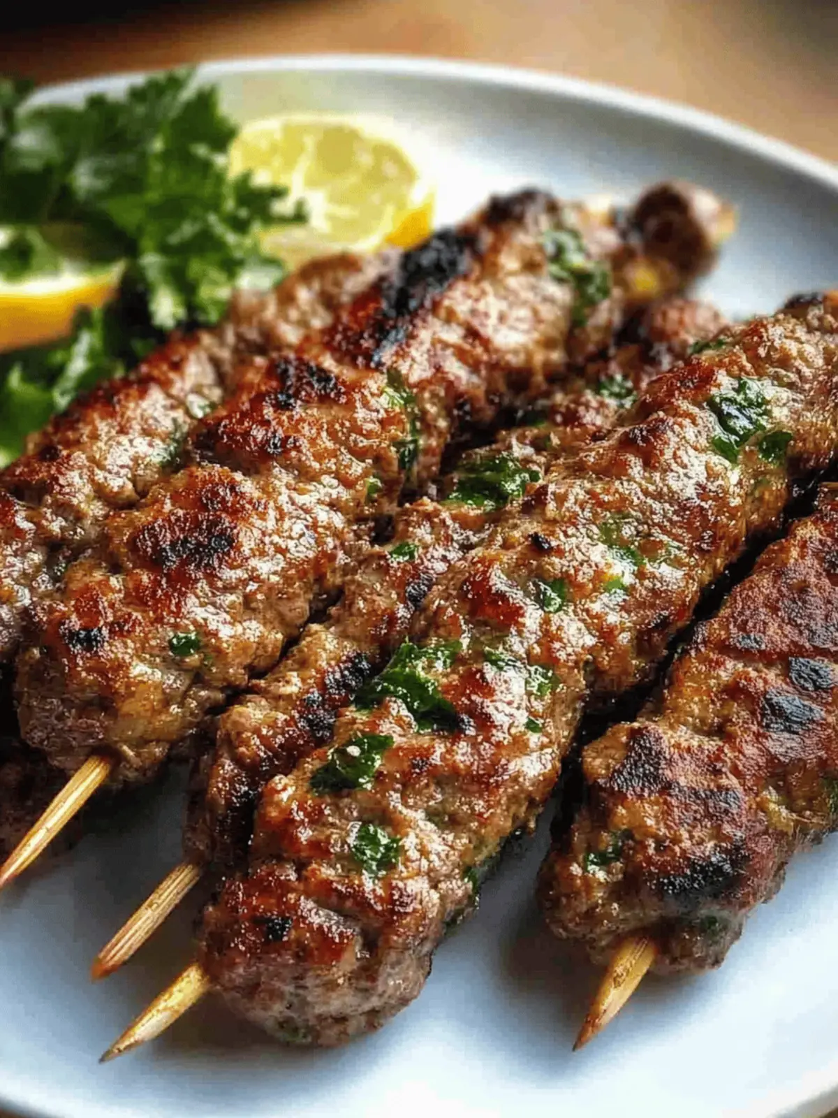 Savor 30-Minute Beef Kafta Kebabs for Flavor-Packed Fun! 4 30-Minute Beef Kafta Kebabs