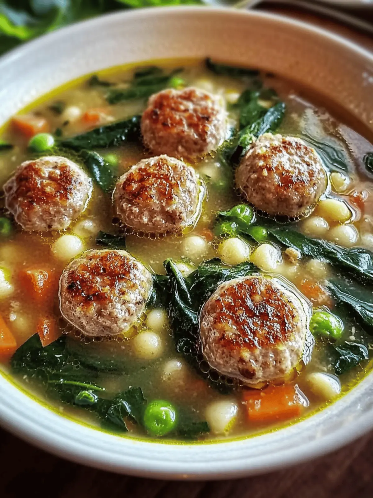 Heartwarming Italian Wedding Soup: Cozy Comfort in Every Spoon 2 Italian Wedding Soup