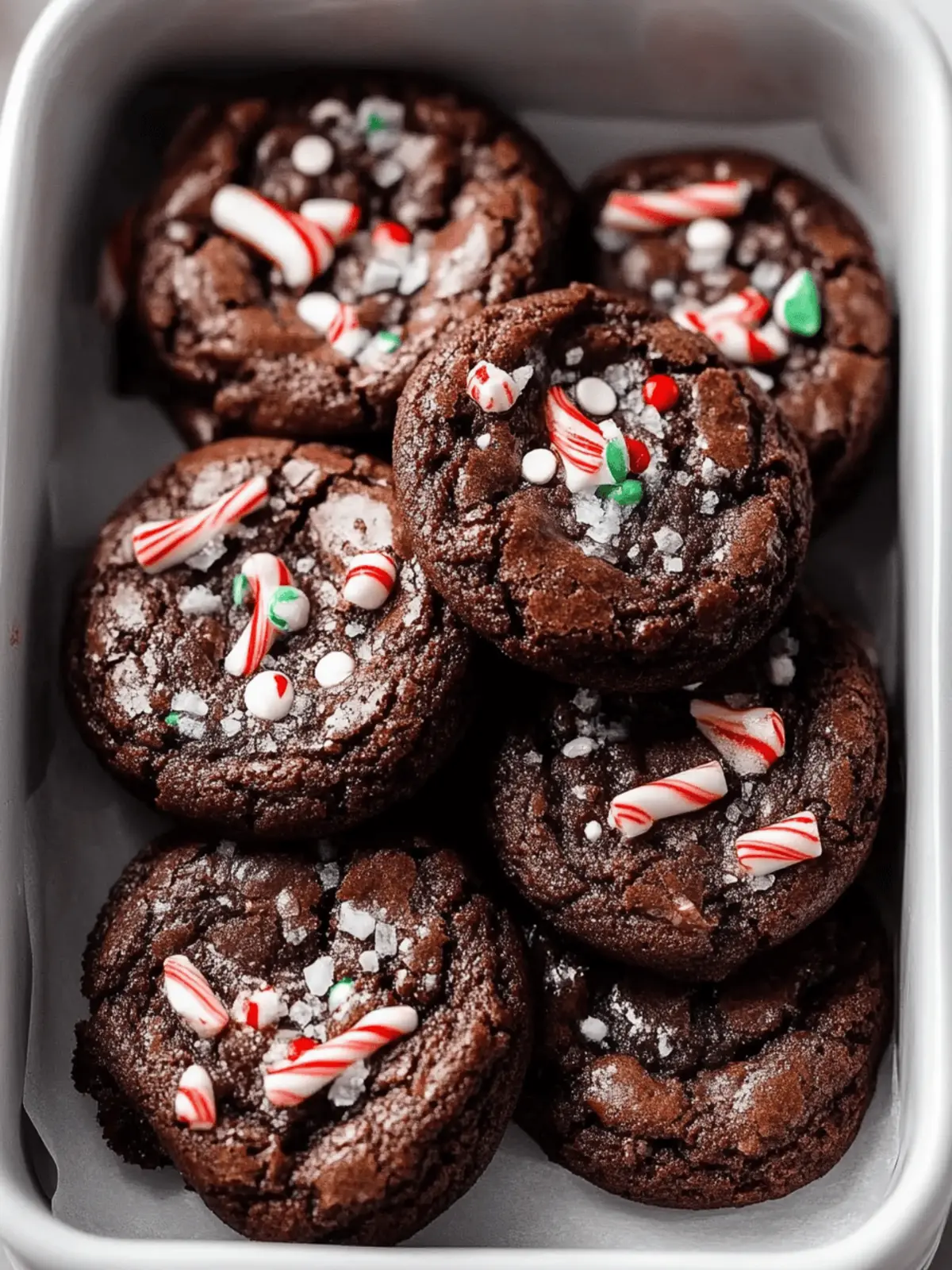 Peppermint Brownie Cookies: Unwrap Fudgy Holiday Bliss 3 Peppermint Brownie Cookies