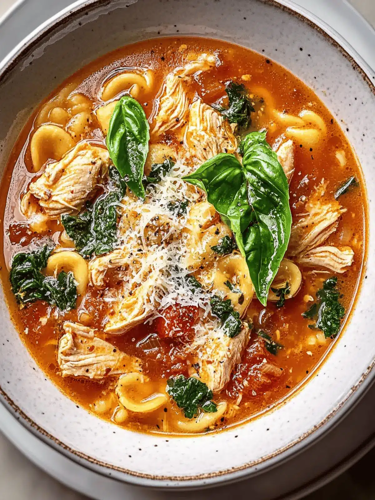 Chicken Parmesan Soup: Comfort in Every Spoonful 2 Chicken Parmesan Soup