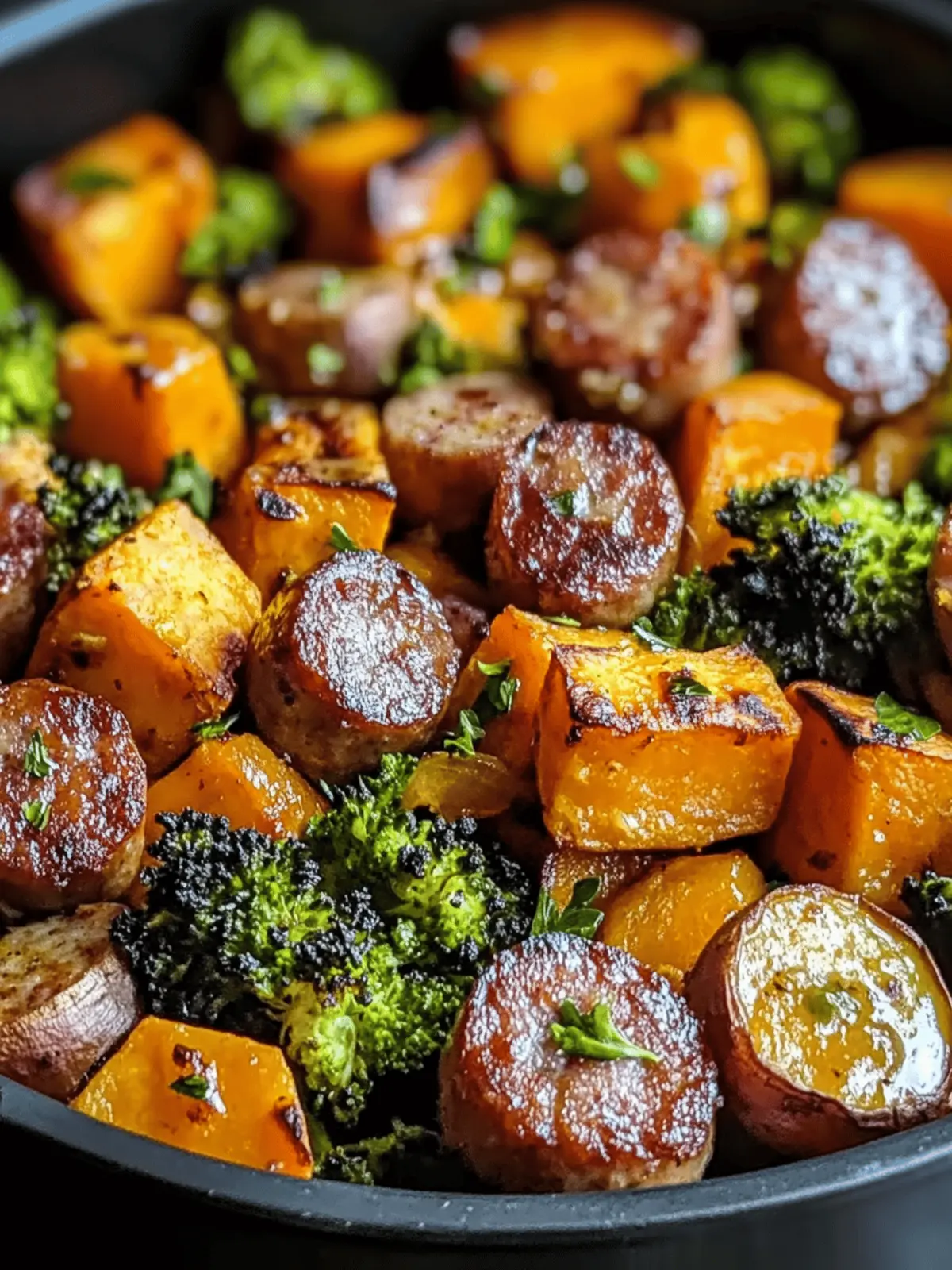 Honey Garlic Sausage Sweet Potatoes for Quick Family Dinners 3 Honey Garlic Sausage Sweet Potatoes
