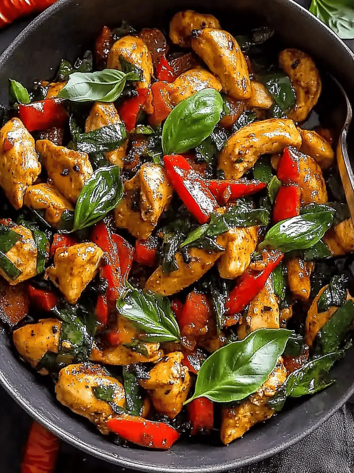 Irresistible Black Pepper Jalapeño Basil Chicken Stir Fry in 25 Minutes 4 Black Pepper Jalapeño Basil Chicken Stir Fry