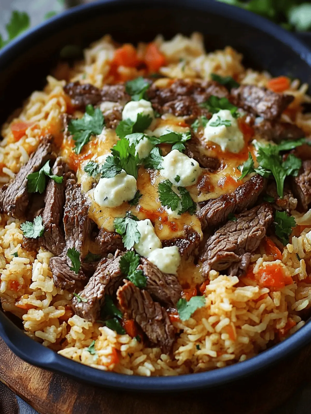 Steak & Queso Rice: Your New Favorite Quick Dinner Dish 5 Steak & Queso Rice