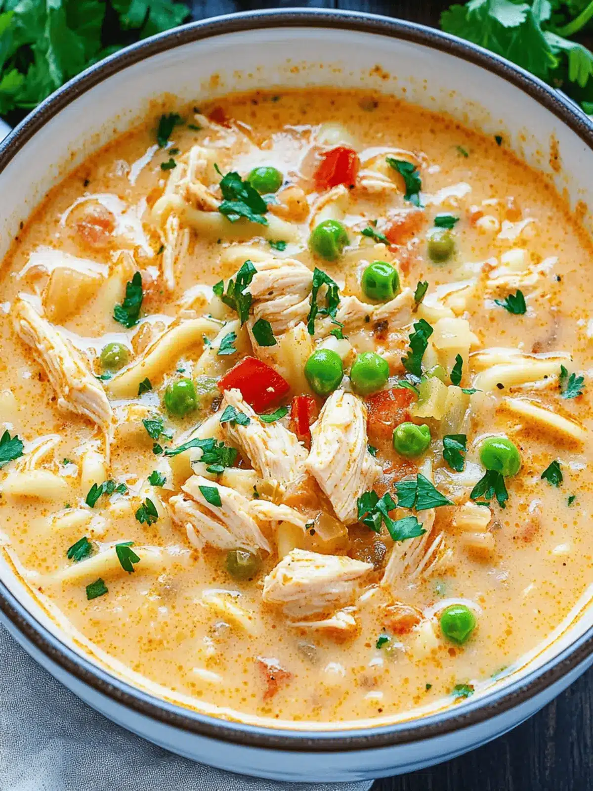 Creamy Parmesan Cajun Chicken Pasta Soup for Cozy Nights 3 Creamy Parmesan Cajun Chicken Pasta Soup