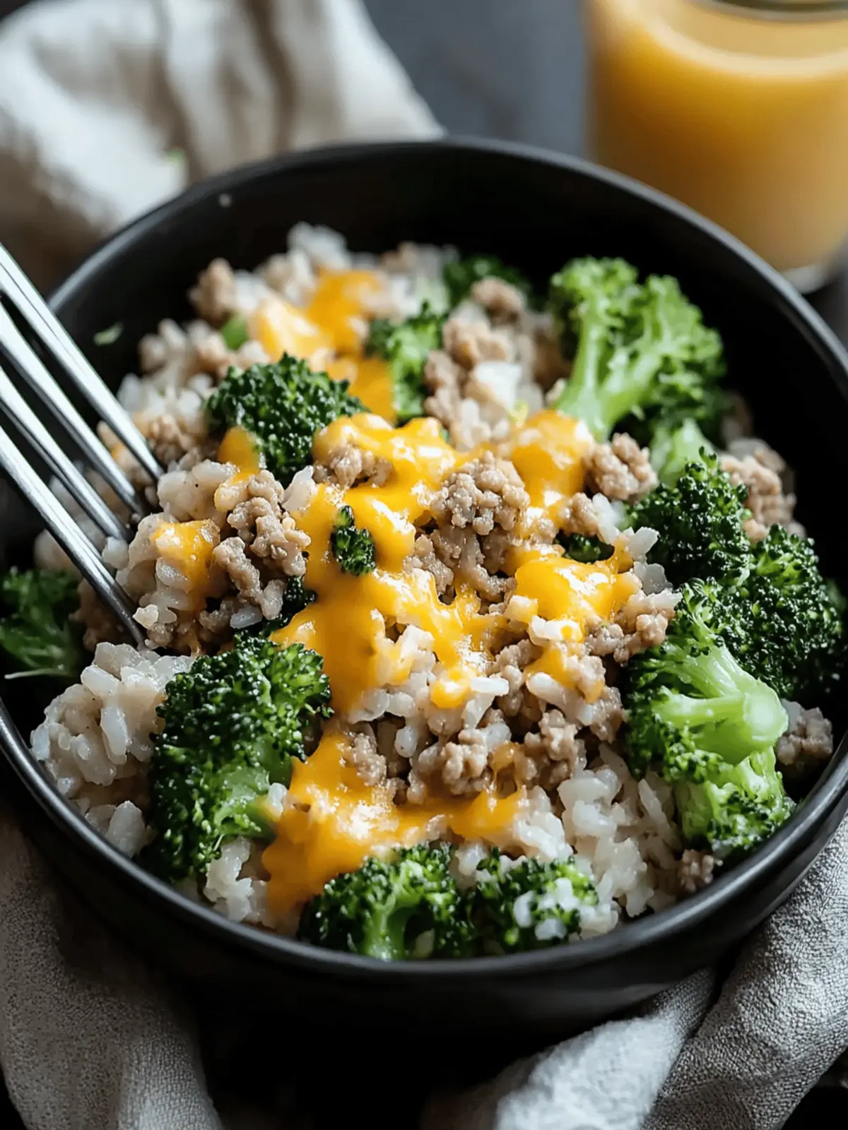 Cheesy Ground Chicken and Rice with Broccoli Made Easy 2 Cheesy Ground Chicken and Rice with Broccoli