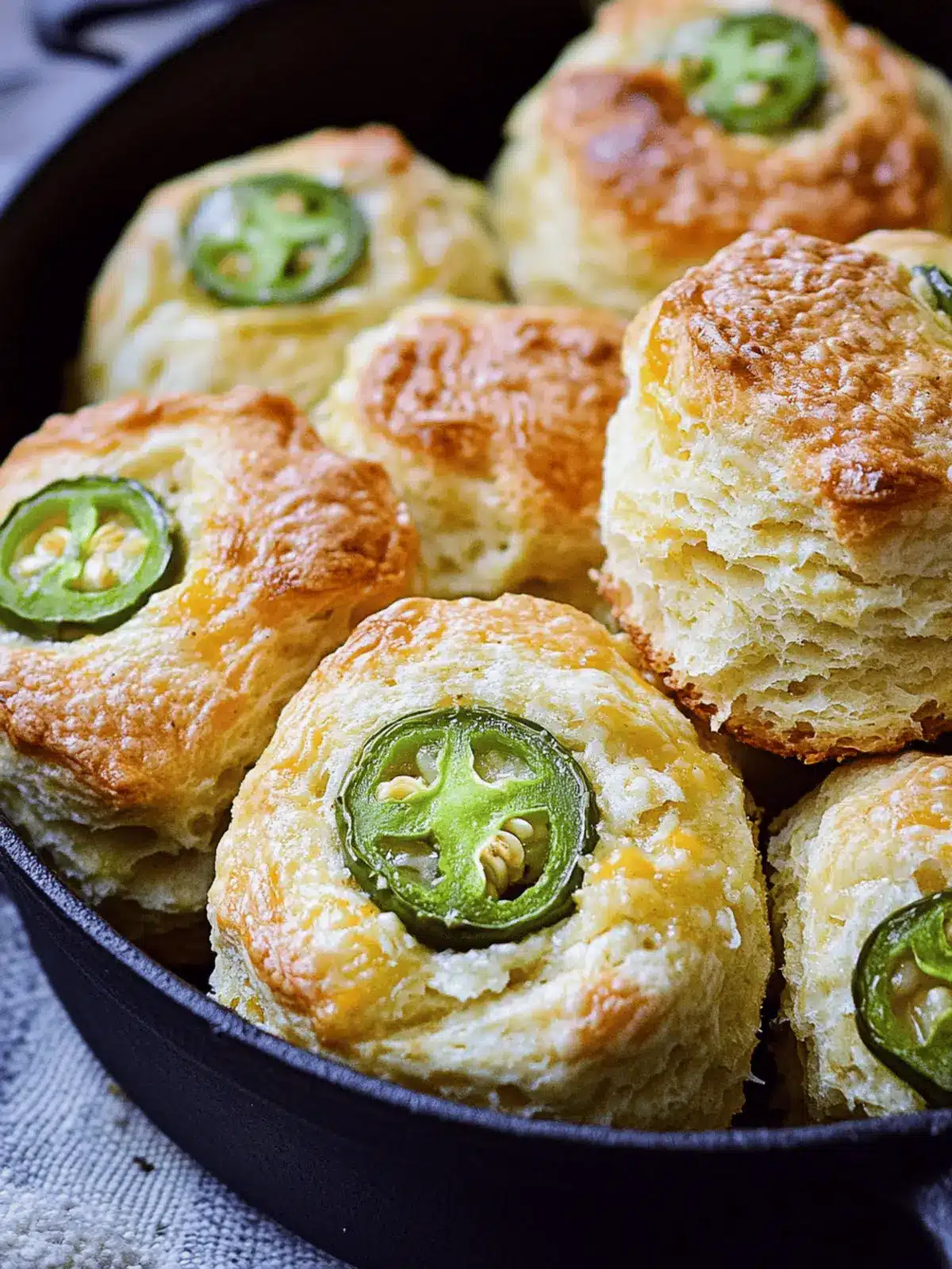Irresistible Jalapeño Cheddar Biscuits for Ultimate Comfort 4 Jalapeño Cheddar Biscuits