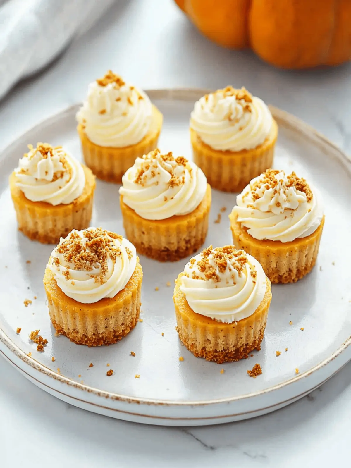 Mini Pumpkin Cheesecakes That Steal the Holiday Show 5 Mini Pumpkin Cheesecakes