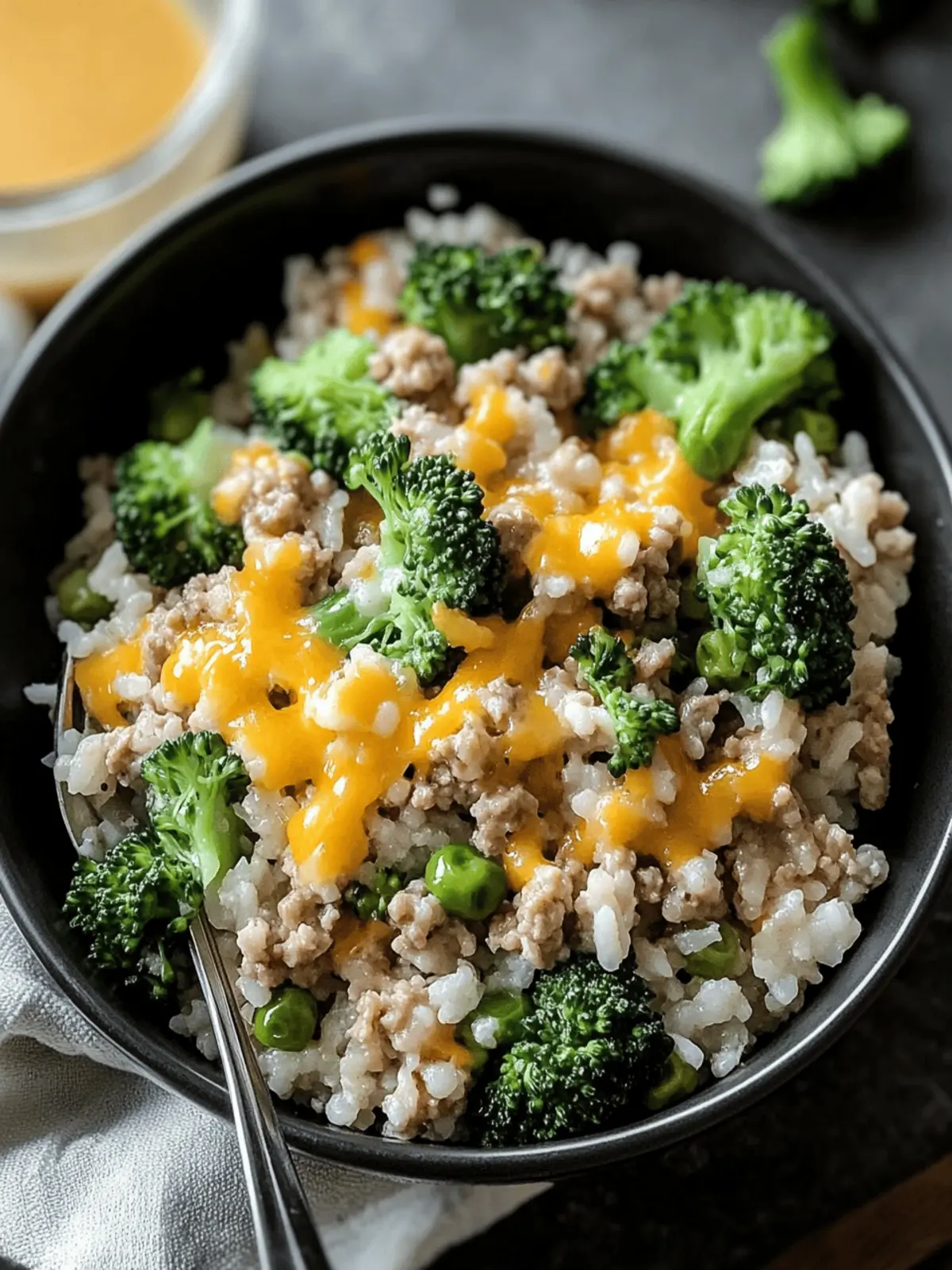 Cheesy Ground Chicken and Rice with Broccoli Made Easy 3 Cheesy Ground Chicken and Rice with Broccoli