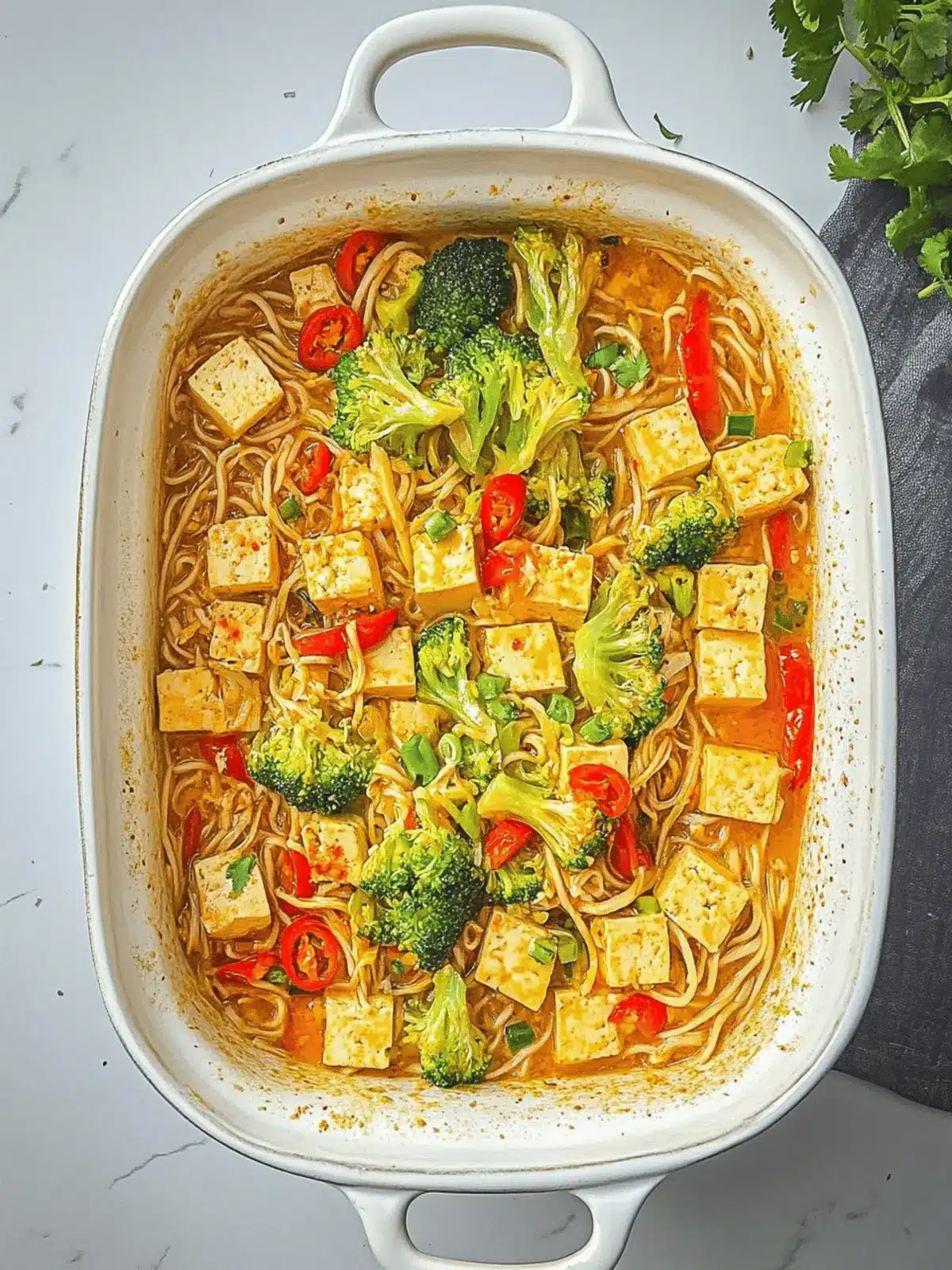 One Pan Asian Tofu Noodles: Quick, Delicious, and Customizable 3 One Pan Asian Tofu Noodles