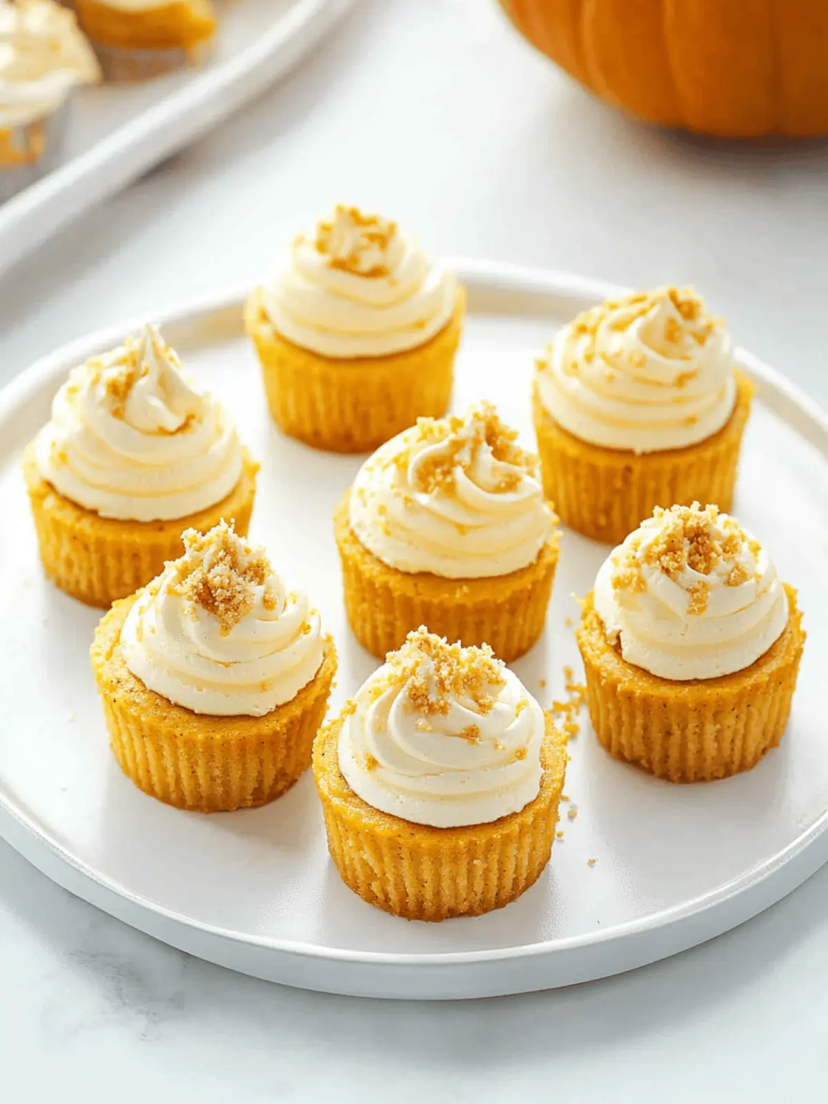 Mini Pumpkin Cheesecakes That Steal the Holiday Show 4 Mini Pumpkin Cheesecakes