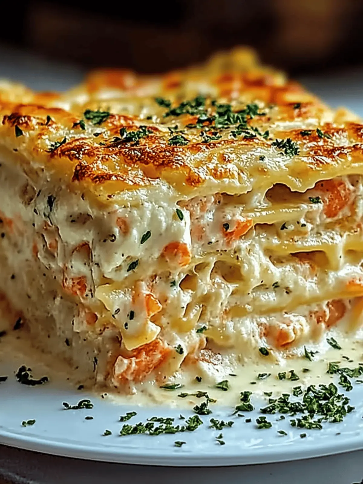 Delectable Seafood Lasagna with Shrimp and Crab Delight 3 Seafood Lasagna with Shrimp and Crab
