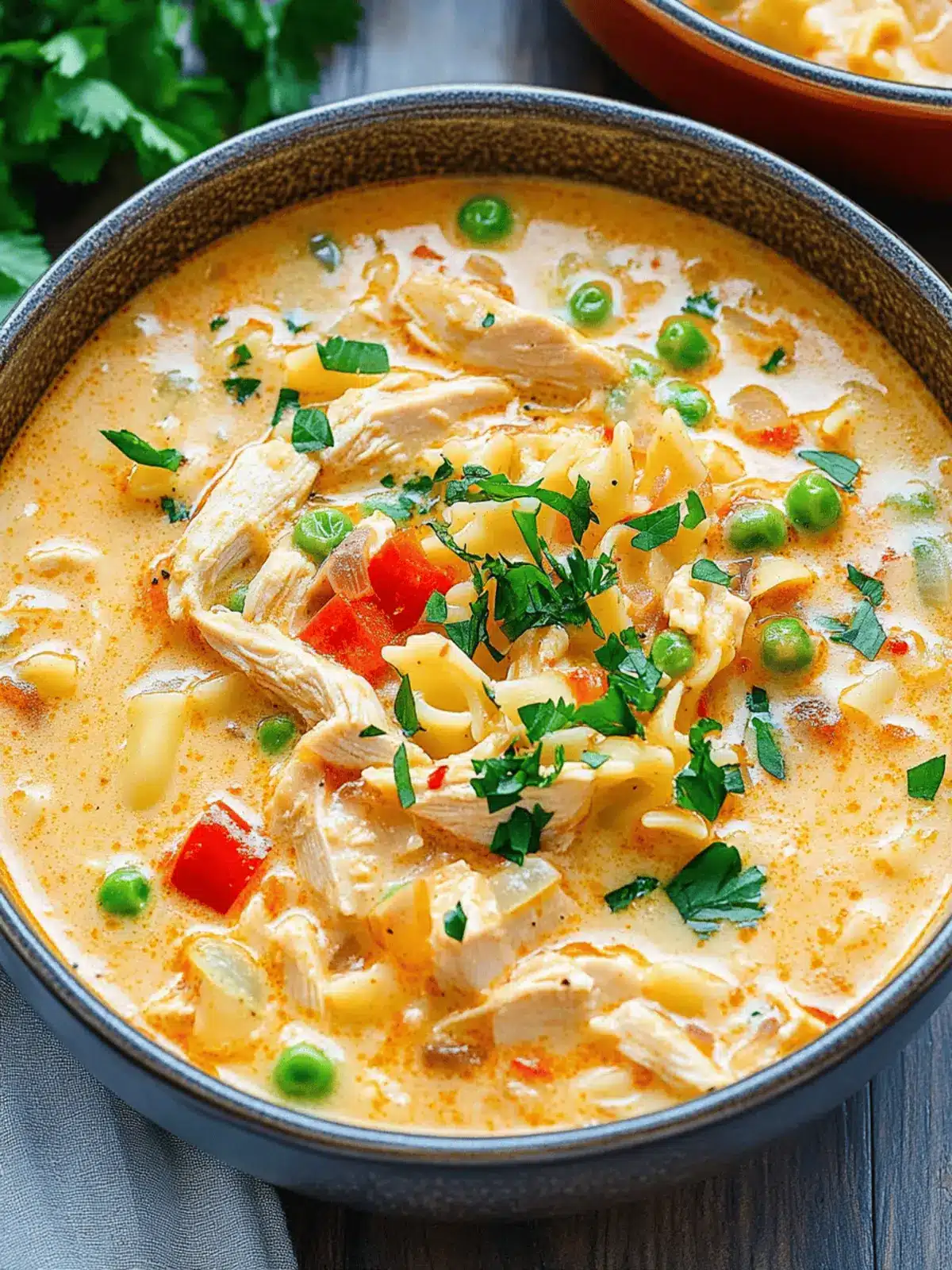 Creamy Parmesan Cajun Chicken Pasta Soup for Cozy Nights 4 Creamy Parmesan Cajun Chicken Pasta Soup