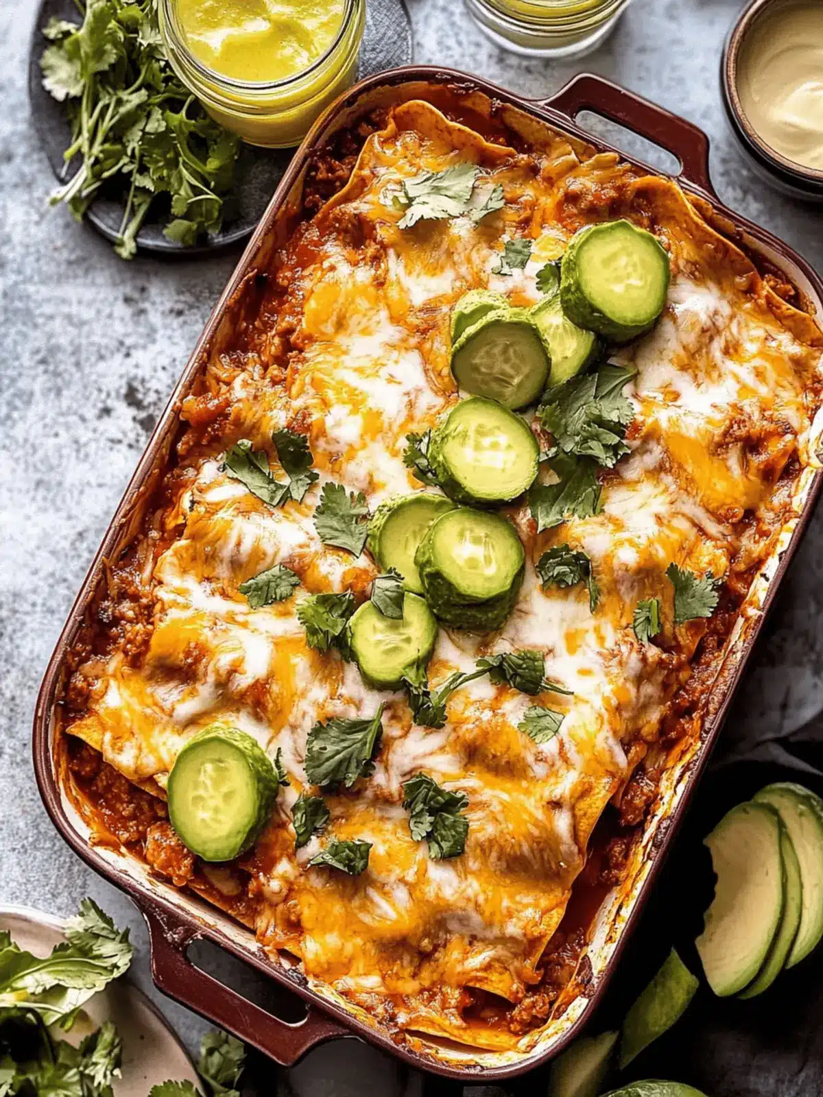 Irresistible Beef Enchilada Casserole for Cozy Nights 3 Beef Enchilada Casserole