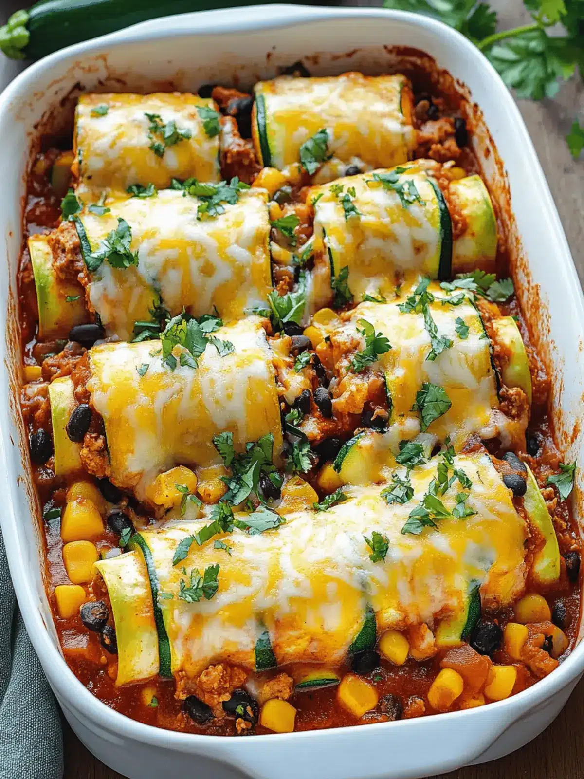 Zucchini Enchilada Roll Ups: Guilt-Free Flavor Explosion! 5 Zucchini Enchilada Roll Ups