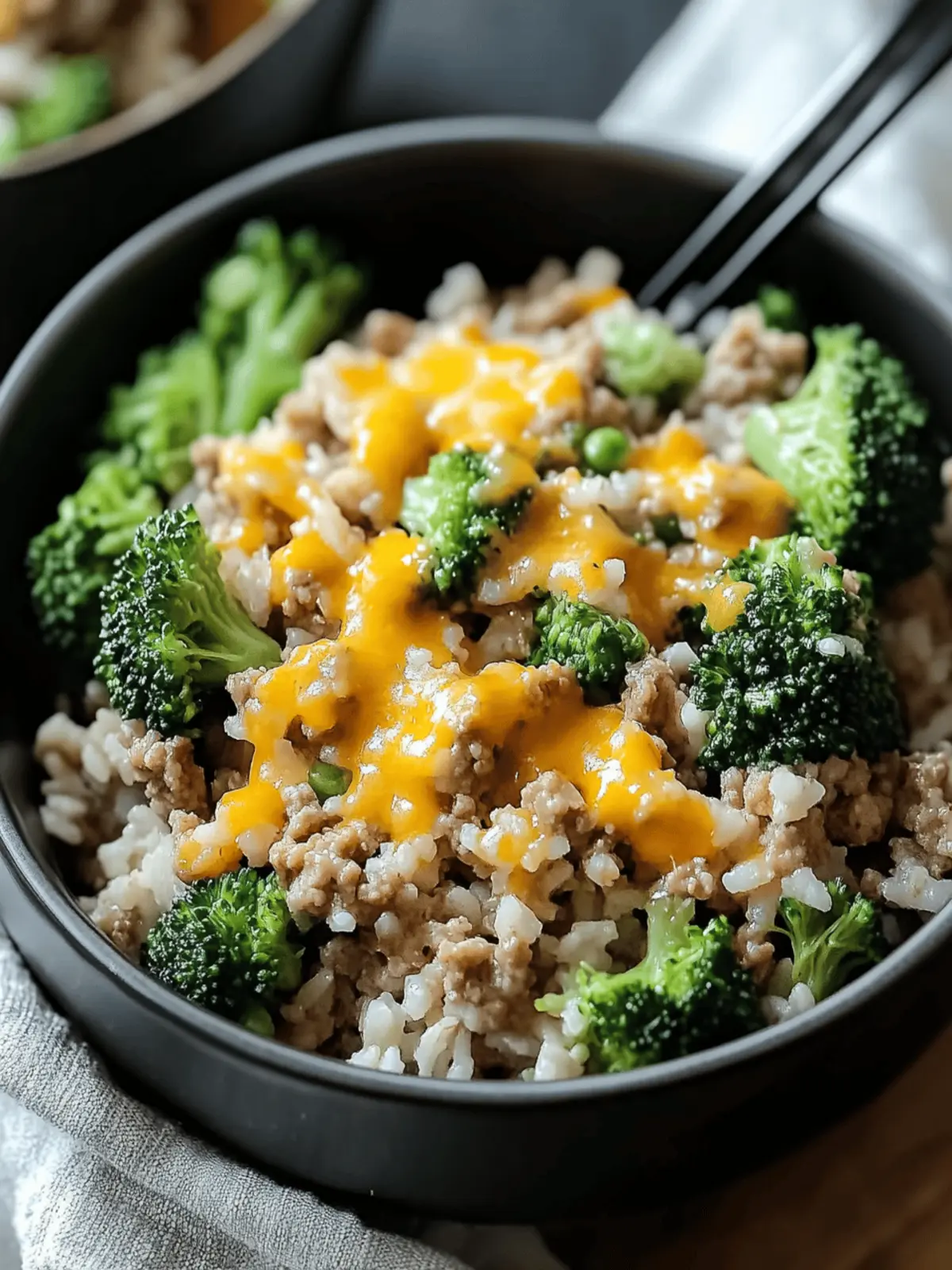Cheesy Ground Chicken and Rice with Broccoli Made Easy 4 Cheesy Ground Chicken and Rice with Broccoli