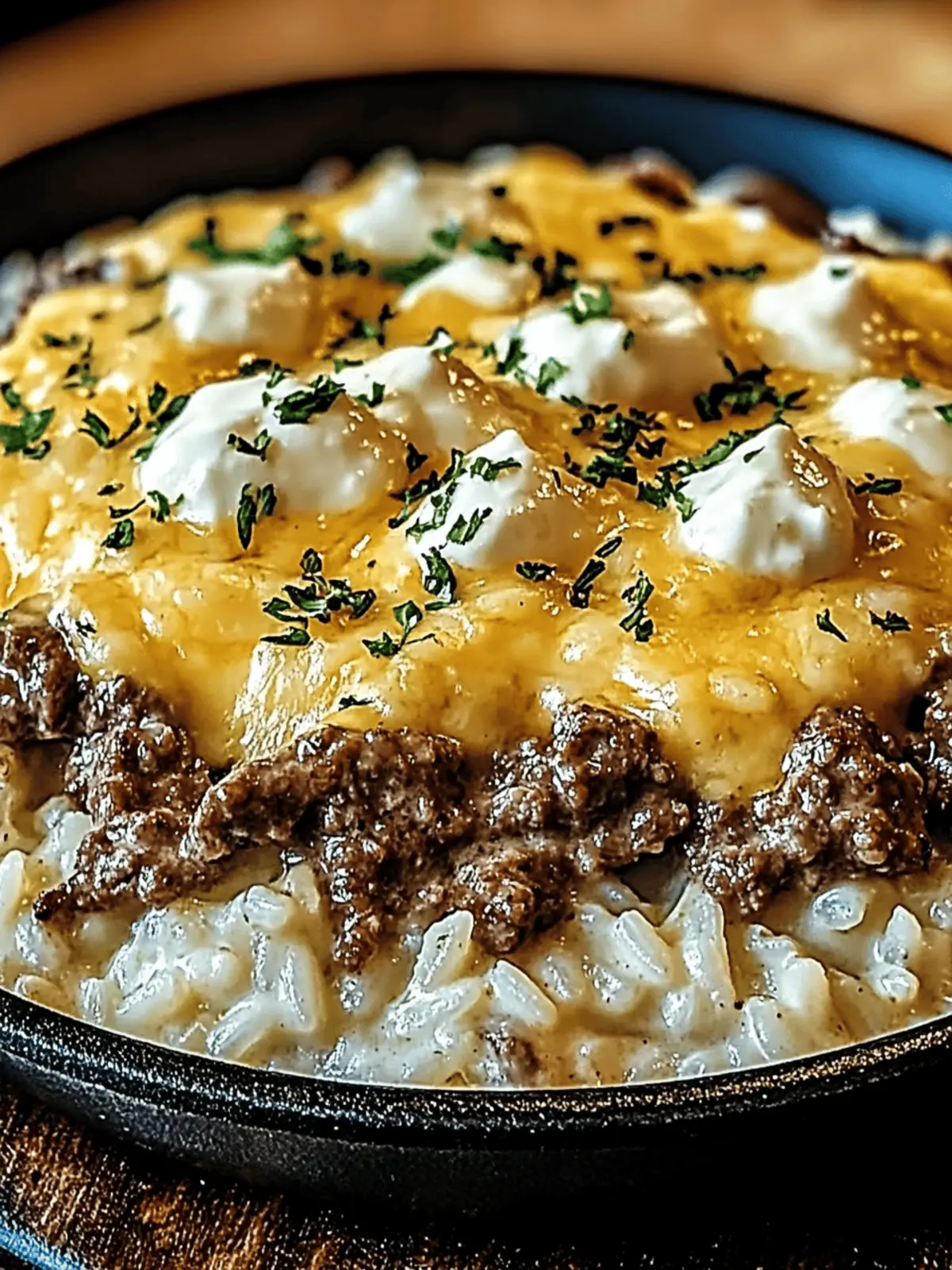 Savor the Comfort of Creamy Garlic Butter Beef and Rice Skillet 5 Creamy Garlic Butter Beef and Rice Skillet