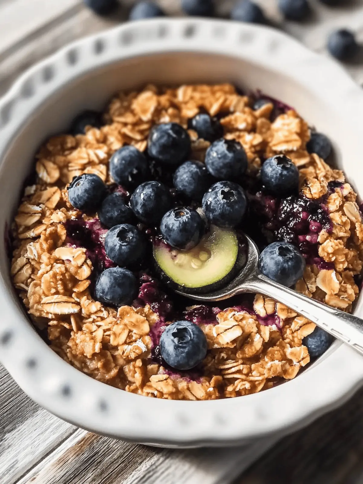 Delicious Healthy Zucchini Blueberry Baked Oatmeal for Your Mornings 3 Healthy Zucchini Blueberry Baked Oatmeal