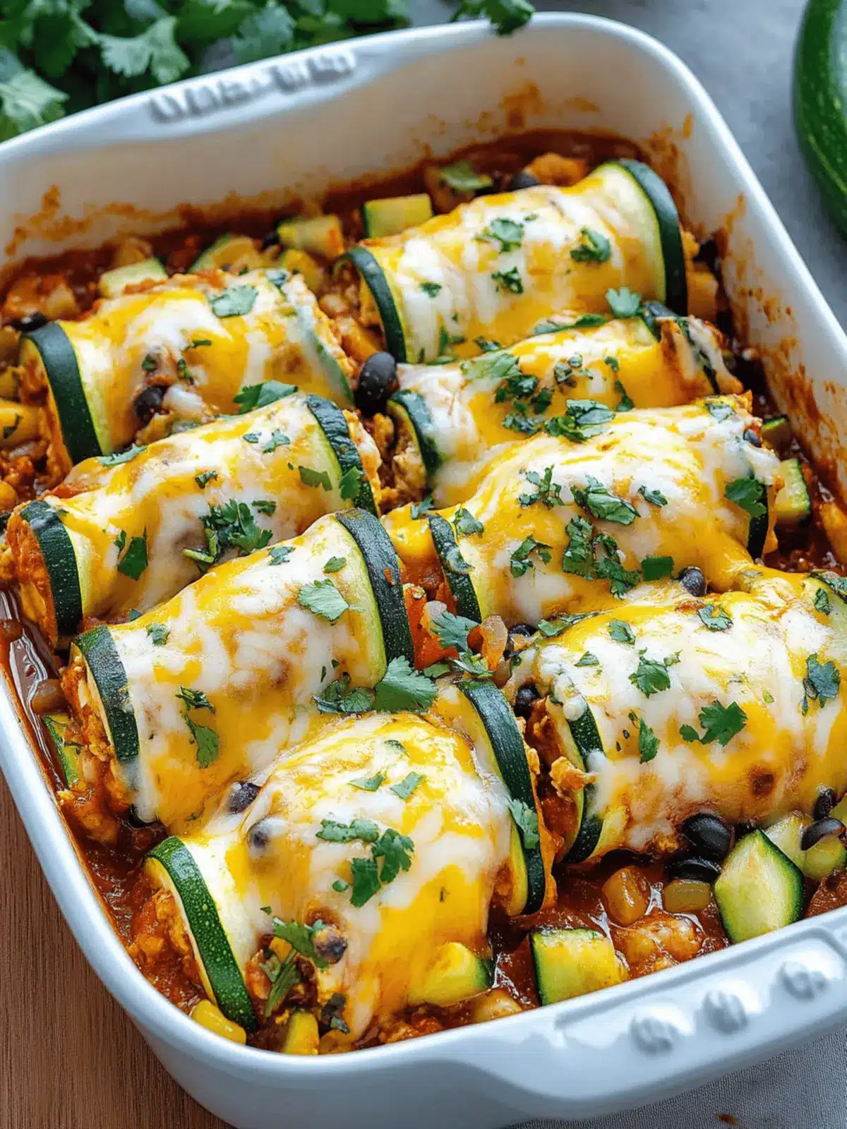 Zucchini Enchilada Roll Ups: Guilt-Free Flavor Explosion! 2 Zucchini Enchilada Roll Ups