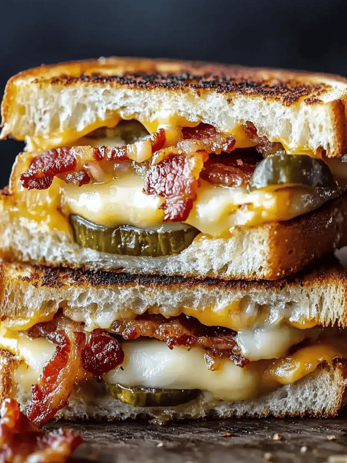 Dill Pickle Bacon Grilled Cheese: Your New Comfort Food Crush 5 Dill Pickle Bacon Grilled Cheese