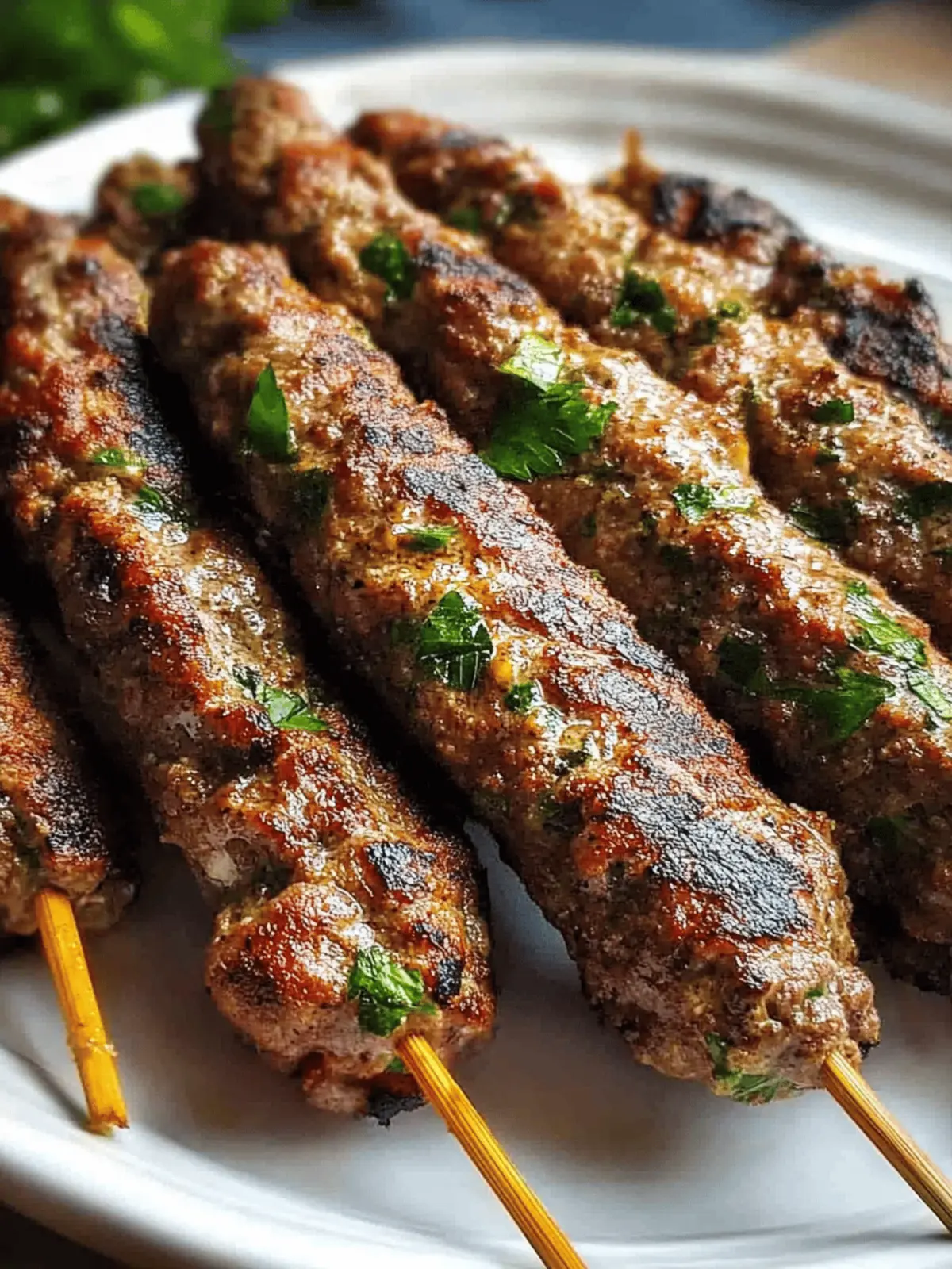 Savor 30-Minute Beef Kafta Kebabs for Flavor-Packed Fun! 3 30-Minute Beef Kafta Kebabs