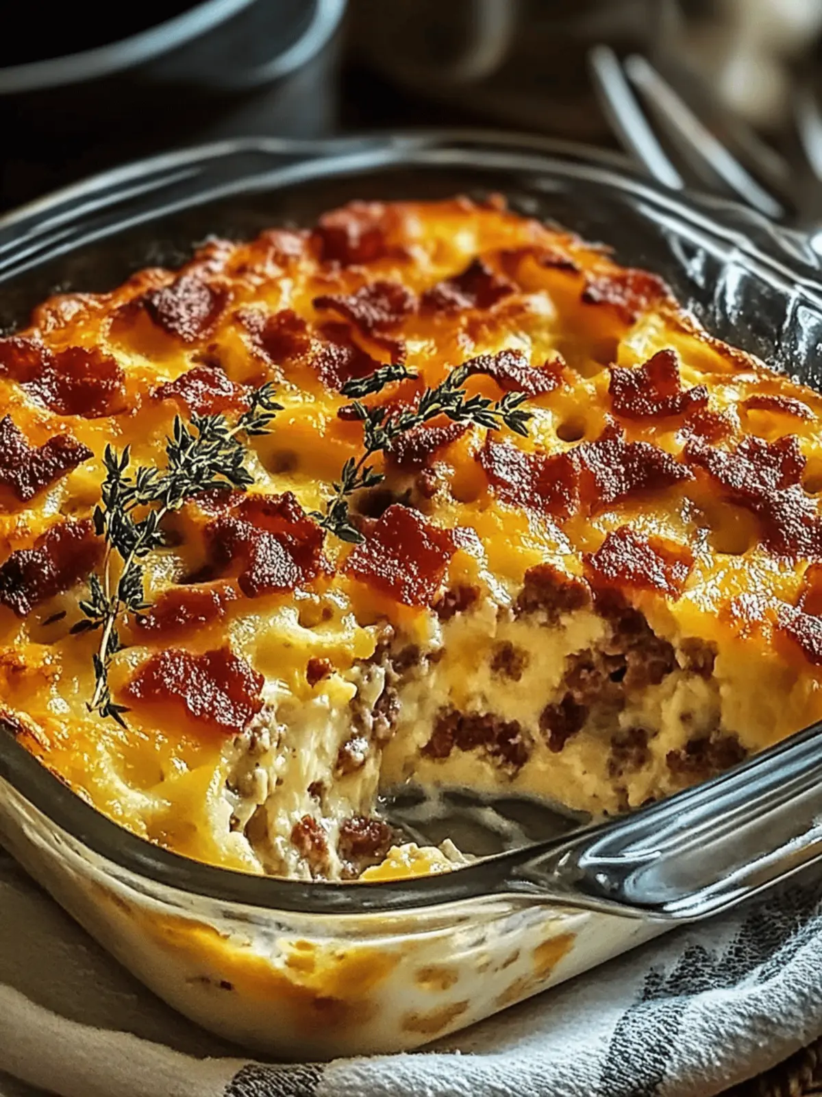 Delicious Crack Breakfast Casserole for Cozy Mornings 2 Crack Breakfast Casserole