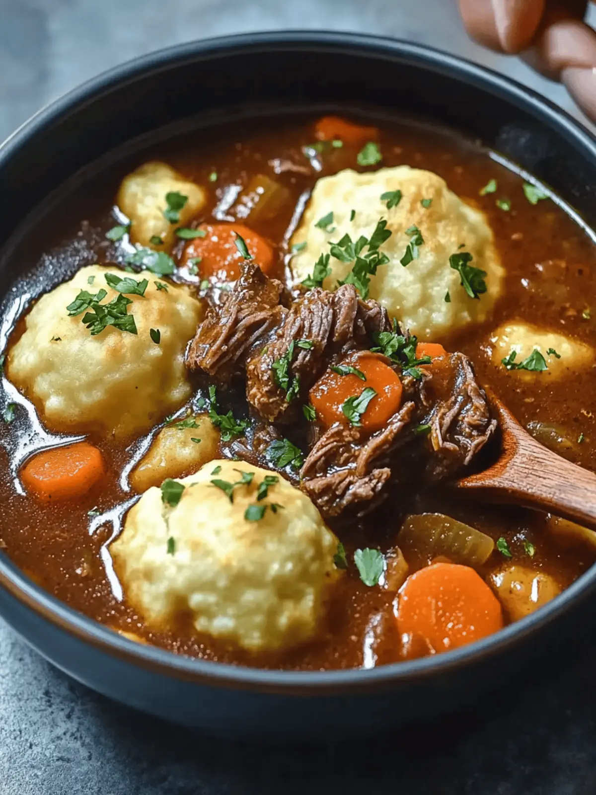 Hearty Slow Cooker Beef Stew with Fluffy Dumplings Delight 5 Slow Cooker Beef Stew with Dumplings