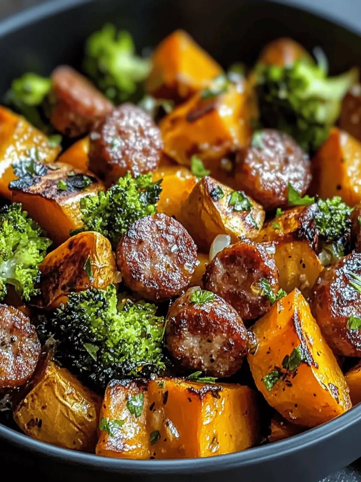 Honey Garlic Sausage Sweet Potatoes for Quick Family Dinners 2 Honey Garlic Sausage Sweet Potatoes