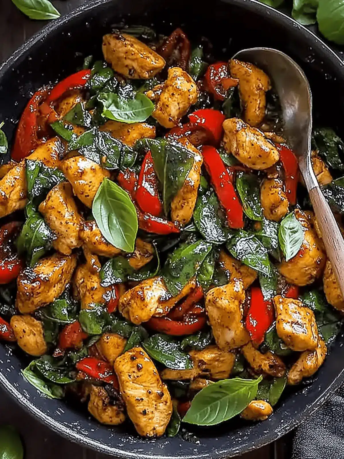 Irresistible Black Pepper Jalapeño Basil Chicken Stir Fry in 25 Minutes 3 Black Pepper Jalapeño Basil Chicken Stir Fry