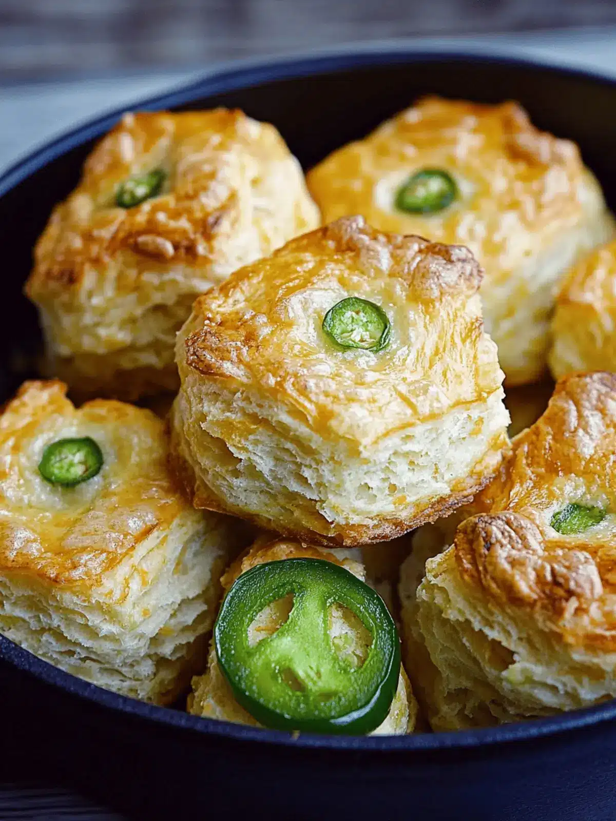 Irresistible Jalapeño Cheddar Biscuits for Ultimate Comfort 2 Jalapeño Cheddar Biscuits